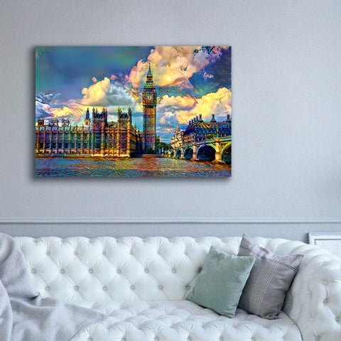 Image of 'London England Big Ben and Parliament' by Pedro Gavidia, Canvas Wall Art,60 x 40