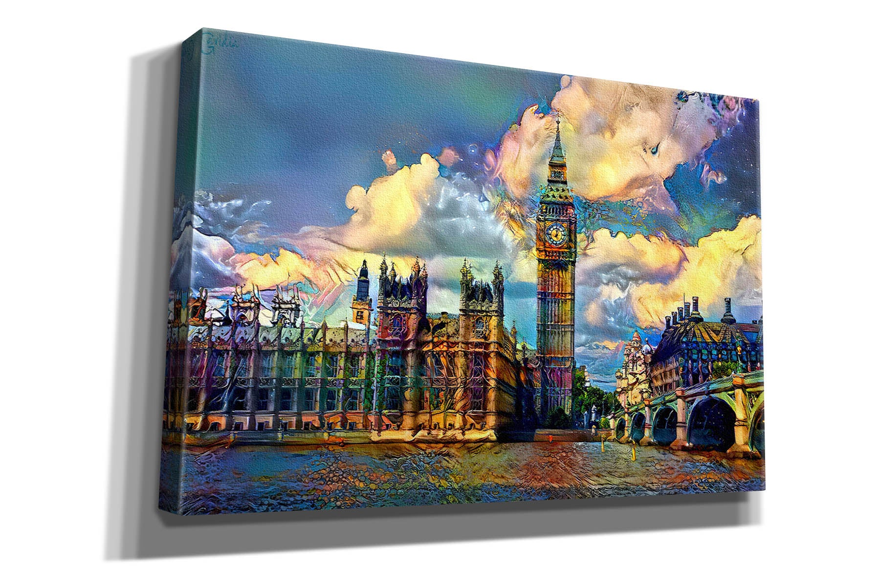 'London England Big Ben and Parliament' by Pedro Gavidia, Canvas Wall Art