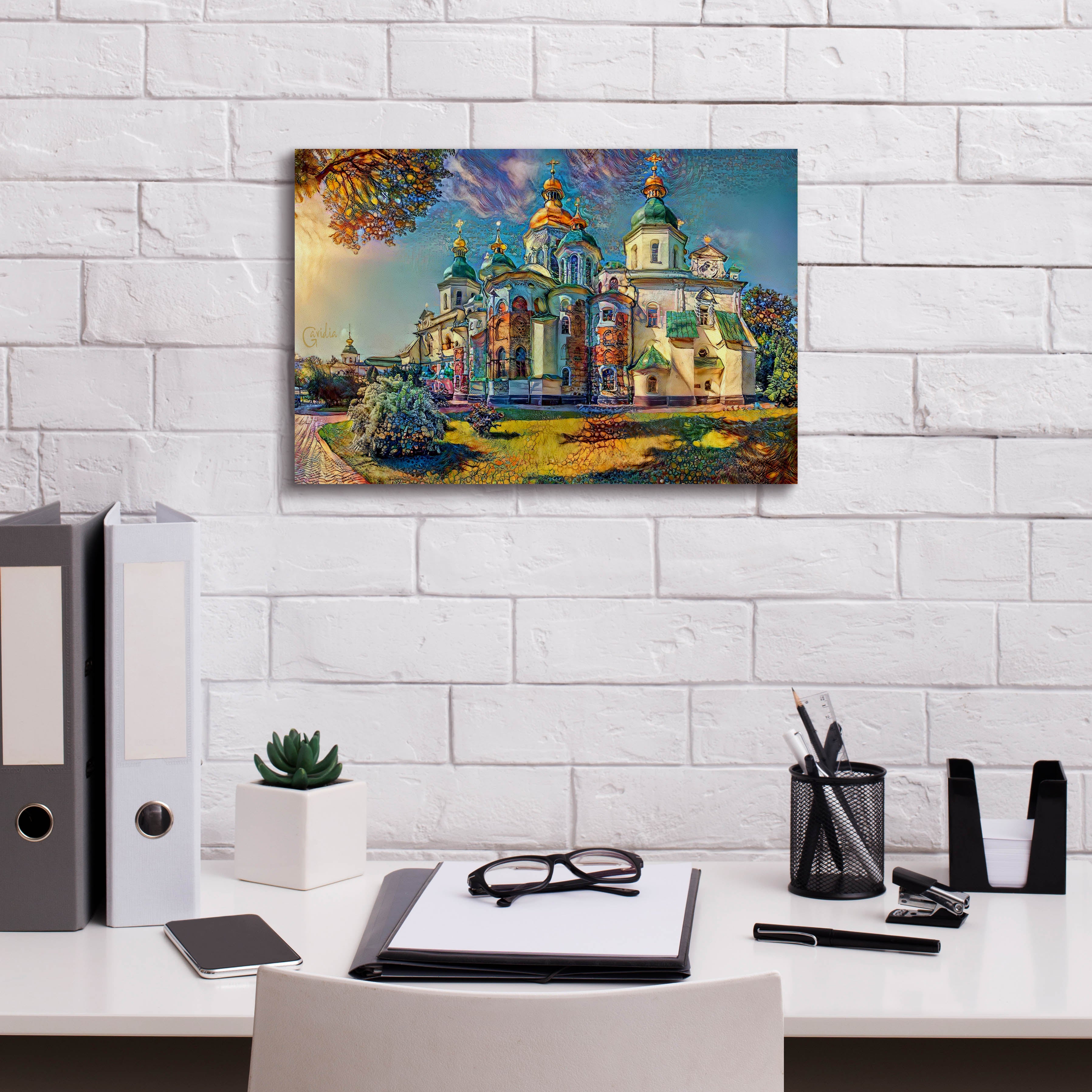 'Kyiv Ukraine Saint Sophia Cathedral' by Pedro Gavidia, Canvas Wall Art,18 x 12