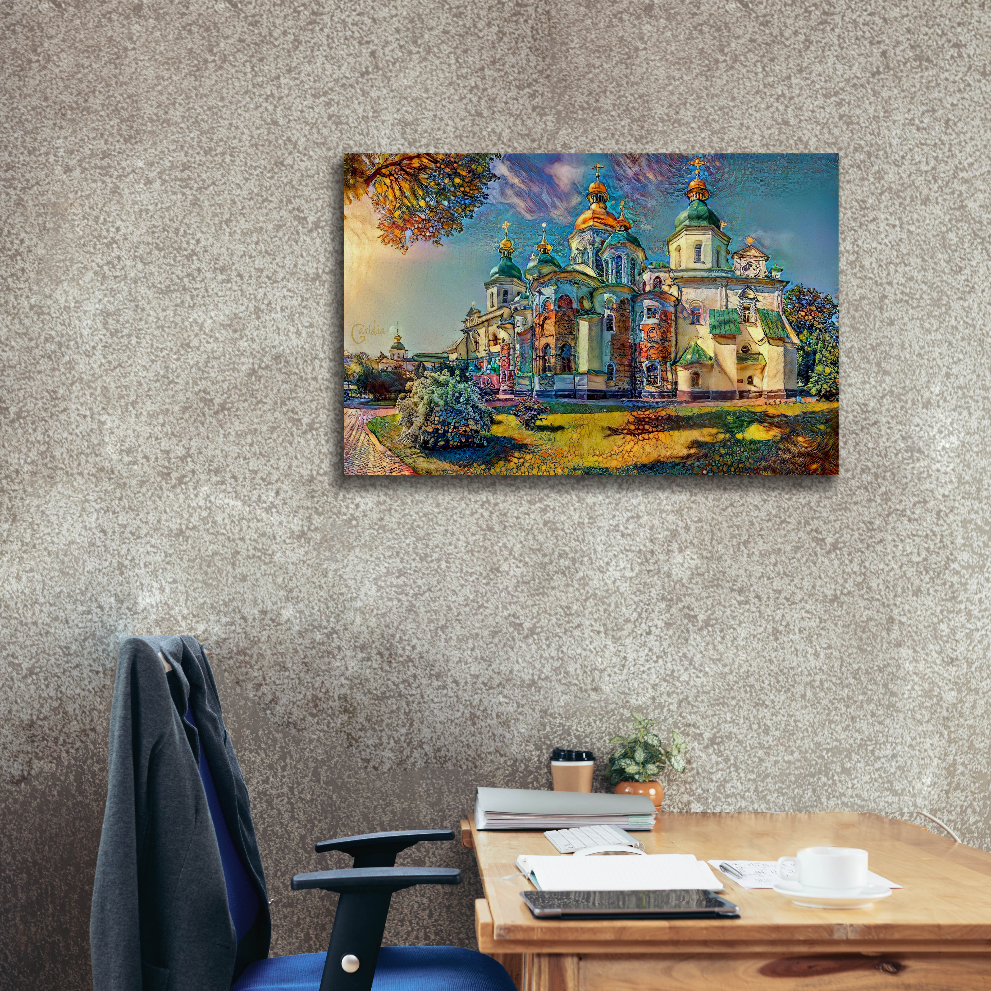 'Kyiv Ukraine Saint Sophia Cathedral' by Pedro Gavidia, Canvas Wall Art,40 x 26