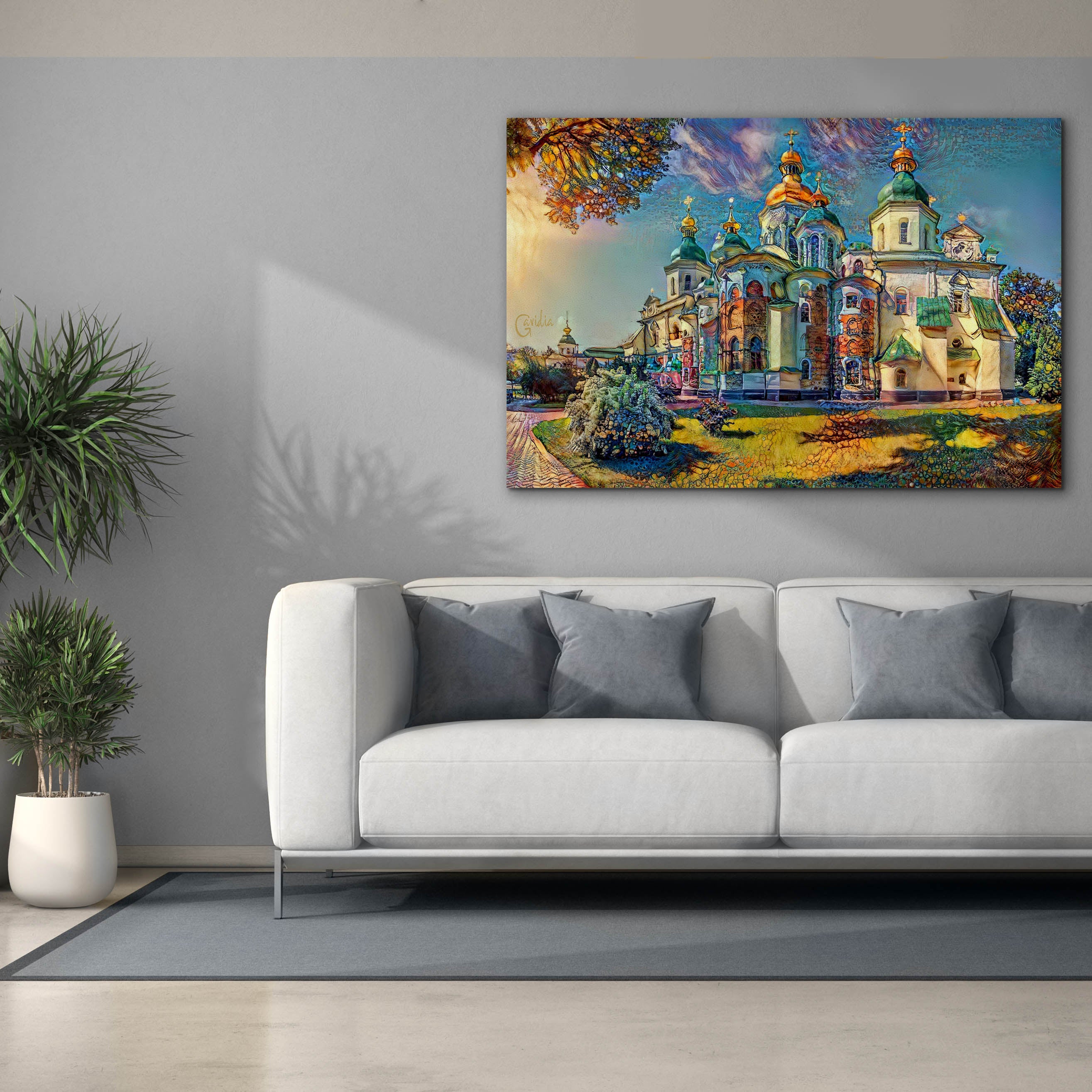 'Kyiv Ukraine Saint Sophia Cathedral' by Pedro Gavidia, Canvas Wall Art,60 x 40