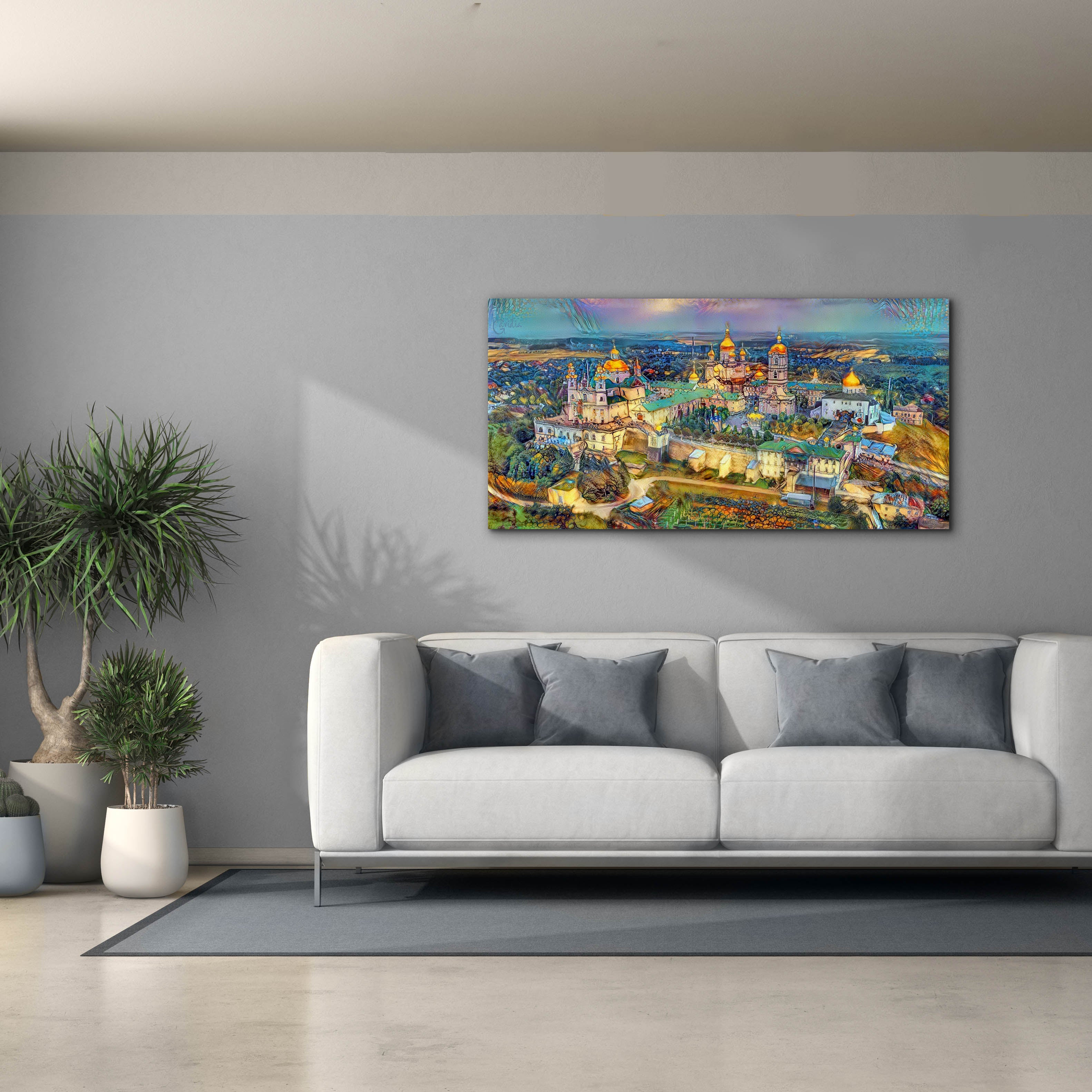'Kyiv Ukraine Kyiv Pechersk Lavra Monastery of the Caves' by Pedro Gavidia, Canvas Wall Art,60 x 30