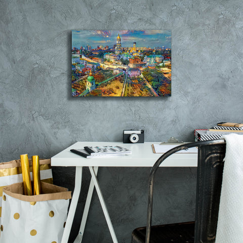 Image of 'Kyiv Ukraine City' by Pedro Gavidia, Canvas Wall Art,18 x 12