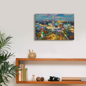 'Kyiv Ukraine City' by Pedro Gavidia, Canvas Wall Art,18 x 12