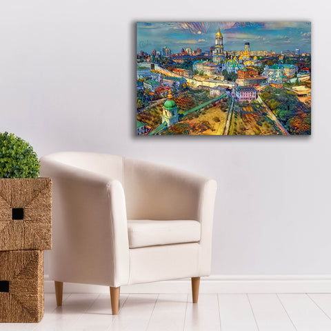 Image of 'Kyiv Ukraine City' by Pedro Gavidia, Canvas Wall Art,40 x 26