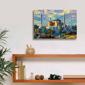 'Istanbul Turkey Hagia Sophia' by Pedro Gavidia, Canvas Wall Art,18 x 12