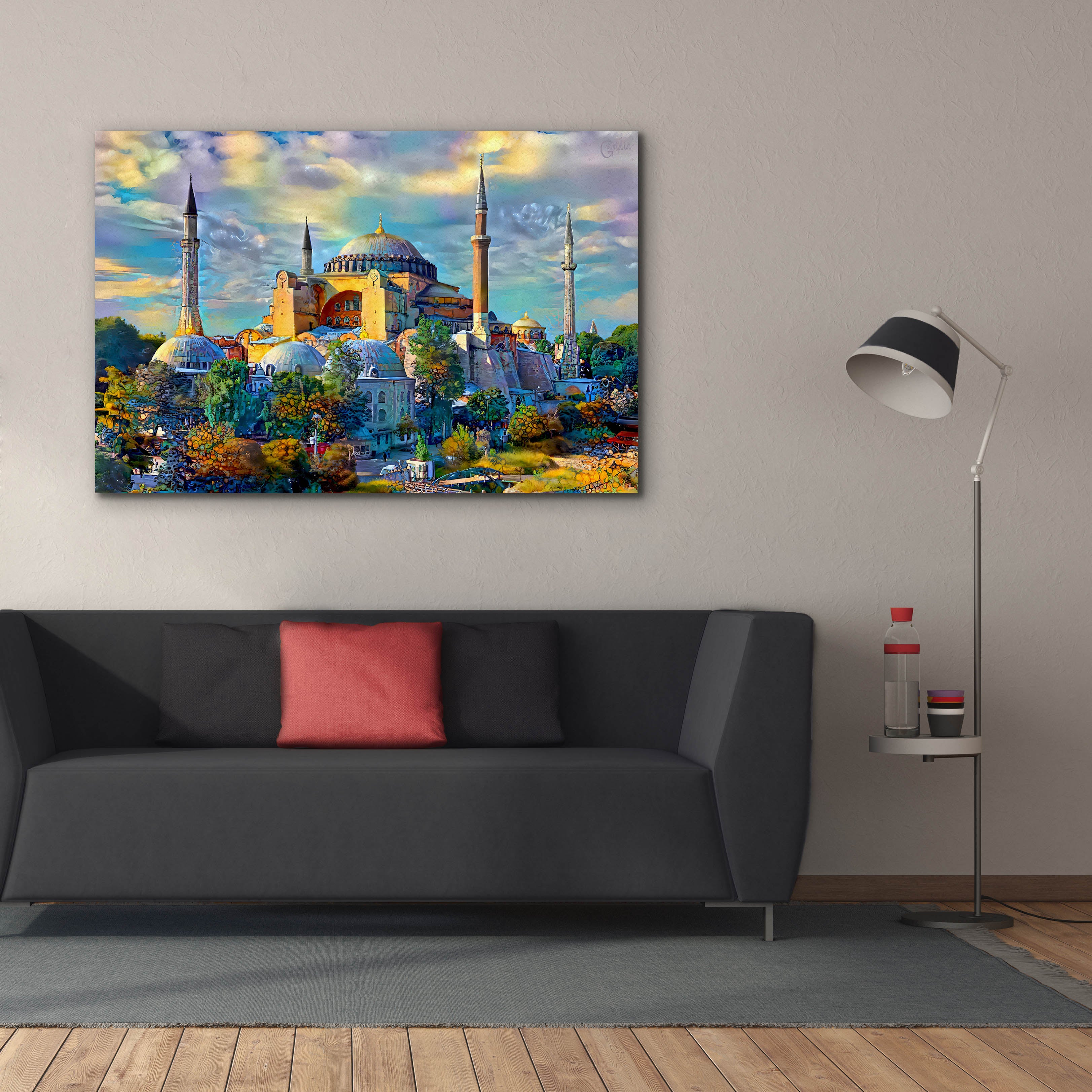 'Istanbul Turkey Hagia Sophia' by Pedro Gavidia, Canvas Wall Art,60 x 40
