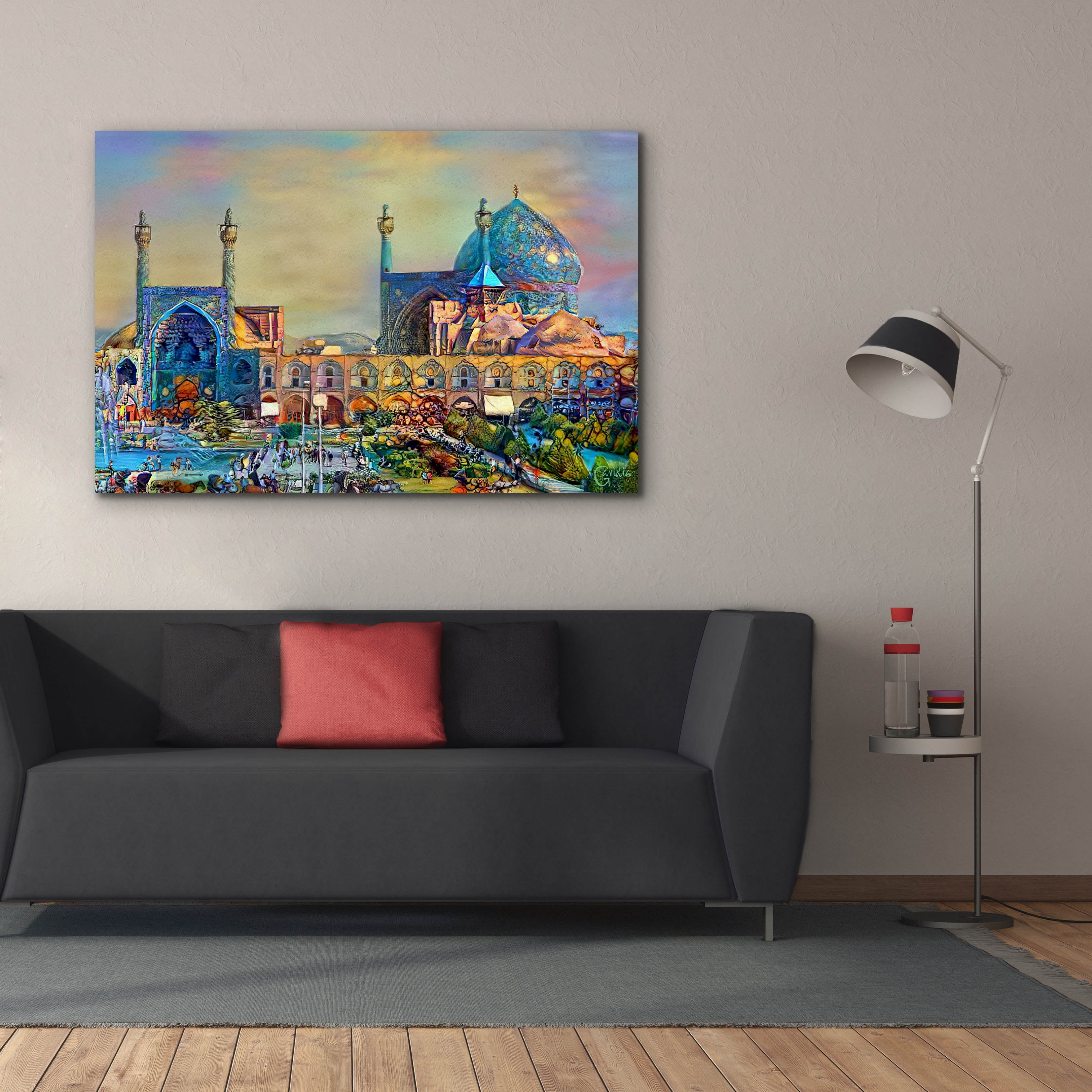 'Isfahan Iran Imam Khomeini Mosque' by Pedro Gavidia, Canvas Wall Art,60 x 40