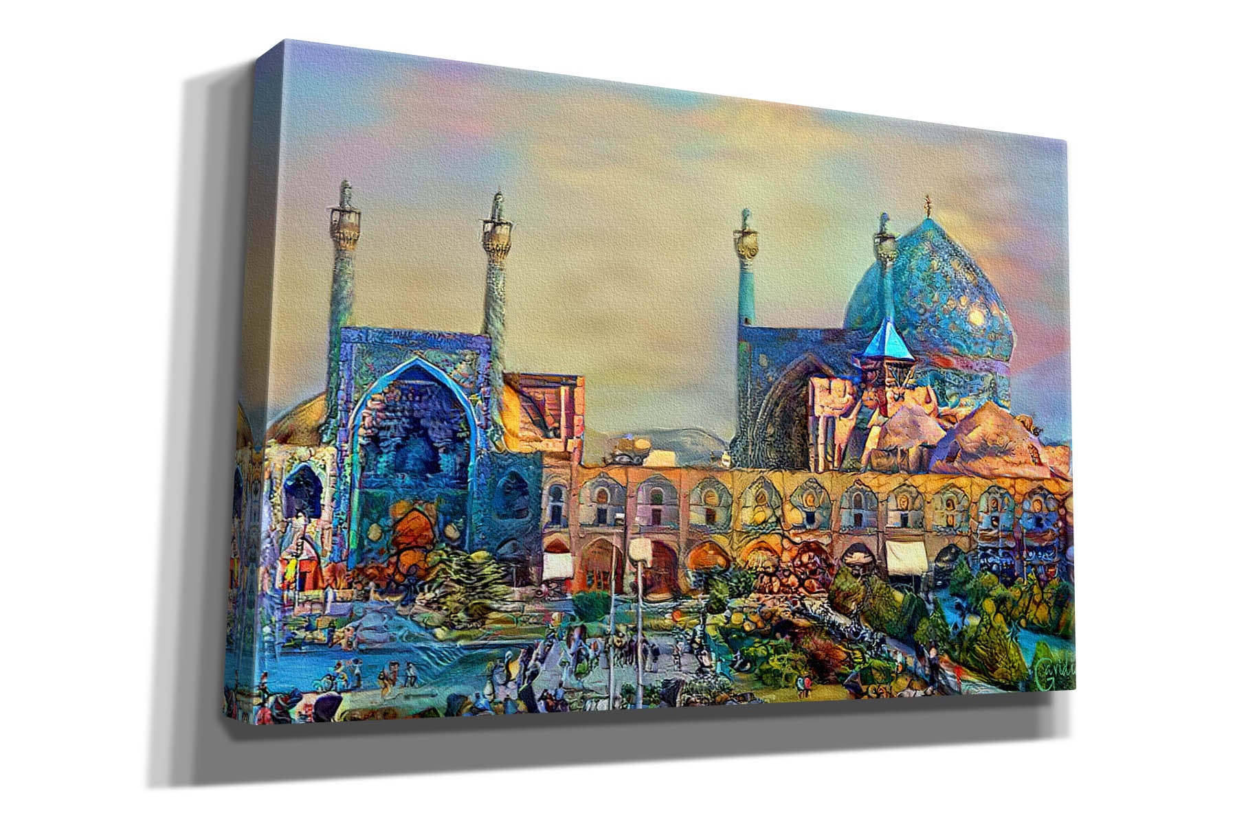 'Isfahan Iran Imam Khomeini Mosque' by Pedro Gavidia, Canvas Wall Art