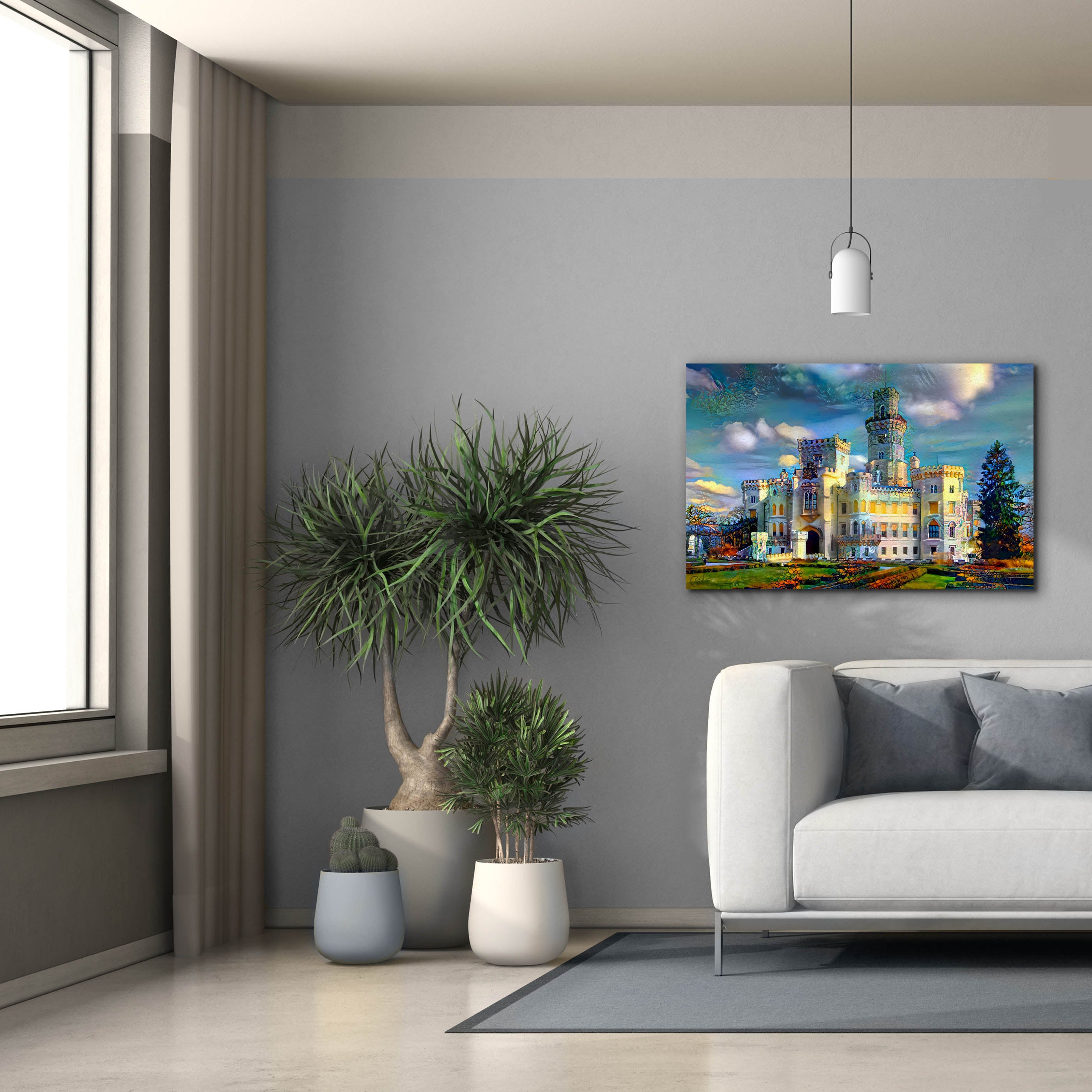 'Hluboka nad Vltavou Czech Republic Hluboka Castle' by Pedro Gavidia, Canvas Wall Art,40 x 26