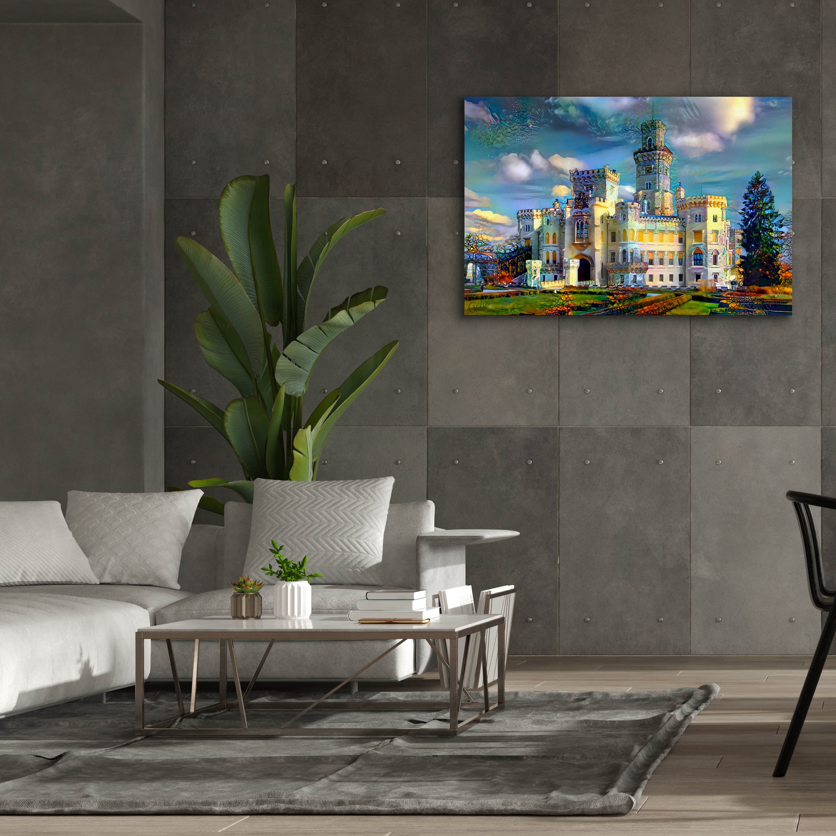 'Hluboka nad Vltavou Czech Republic Hluboka Castle' by Pedro Gavidia, Canvas Wall Art,60 x 40