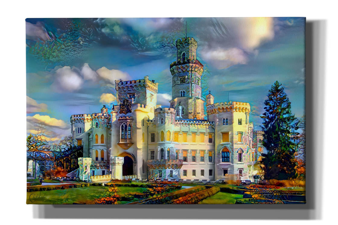 'Hluboka nad Vltavou Czech Republic Hluboka Castle' by Pedro Gavidia, Canvas Wall Art
