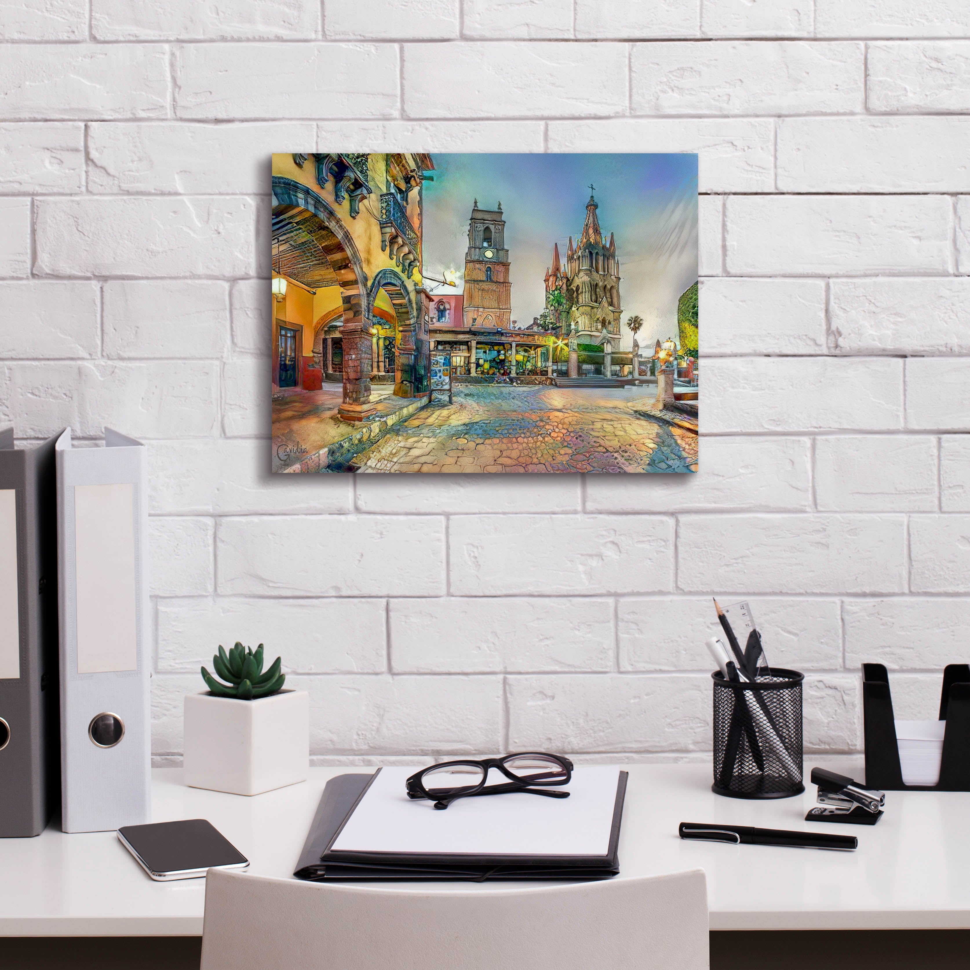 'Guanajuato Mexico San Miguel de Allende' by Pedro Gavidia, Canvas Wall Art,16 x 12