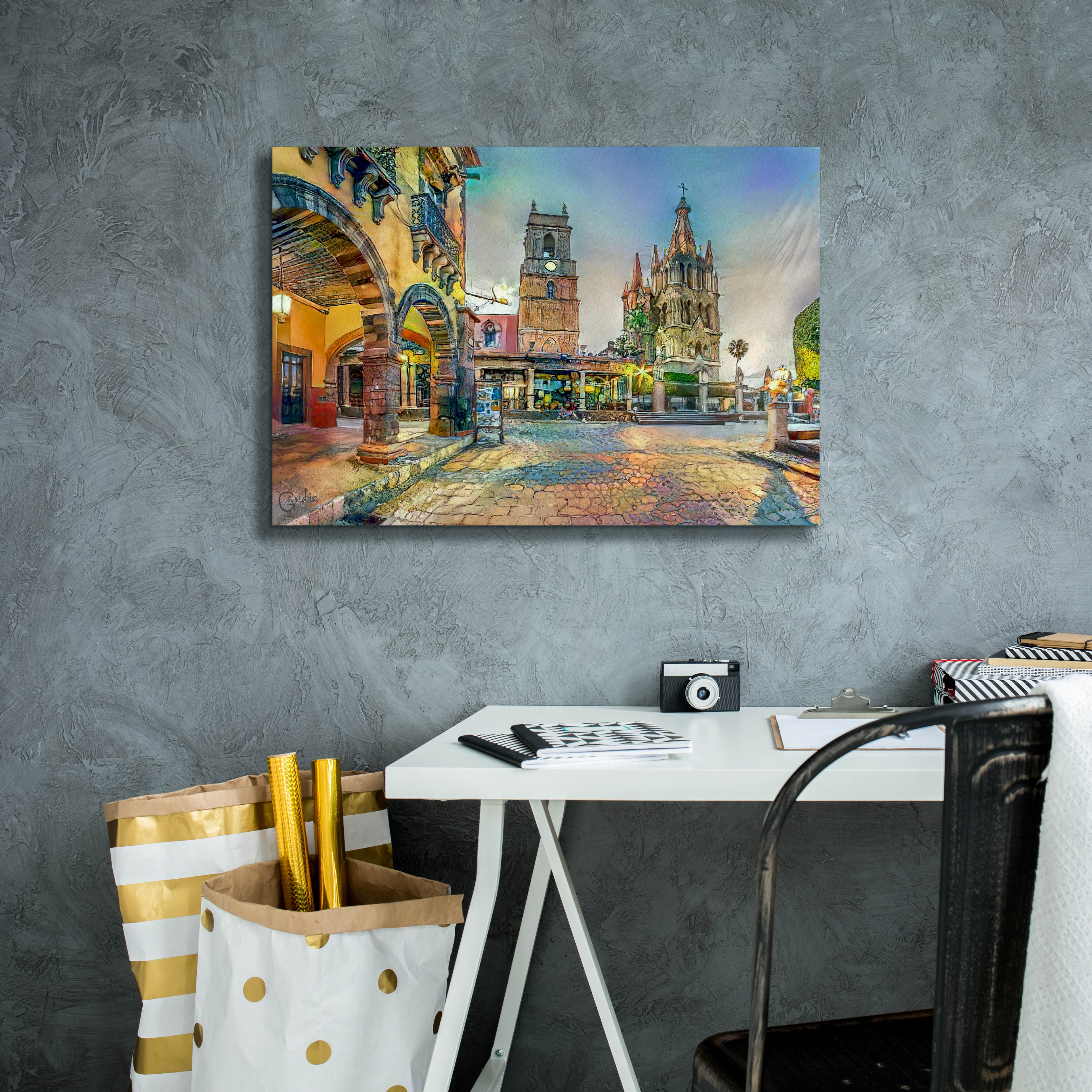'Guanajuato Mexico San Miguel de Allende' by Pedro Gavidia, Canvas Wall Art,26 x 18