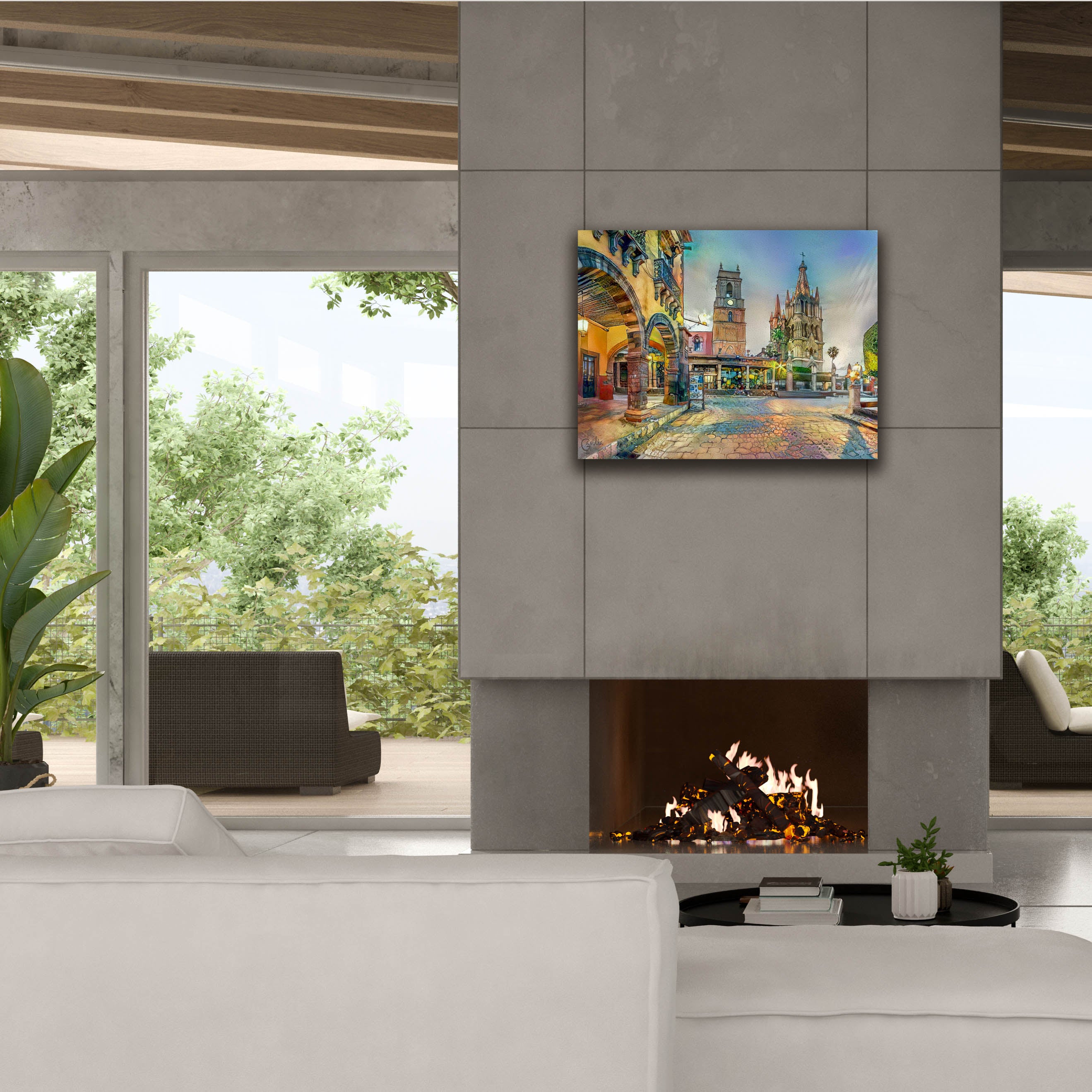 'Guanajuato Mexico San Miguel de Allende' by Pedro Gavidia, Canvas Wall Art,34 x 26