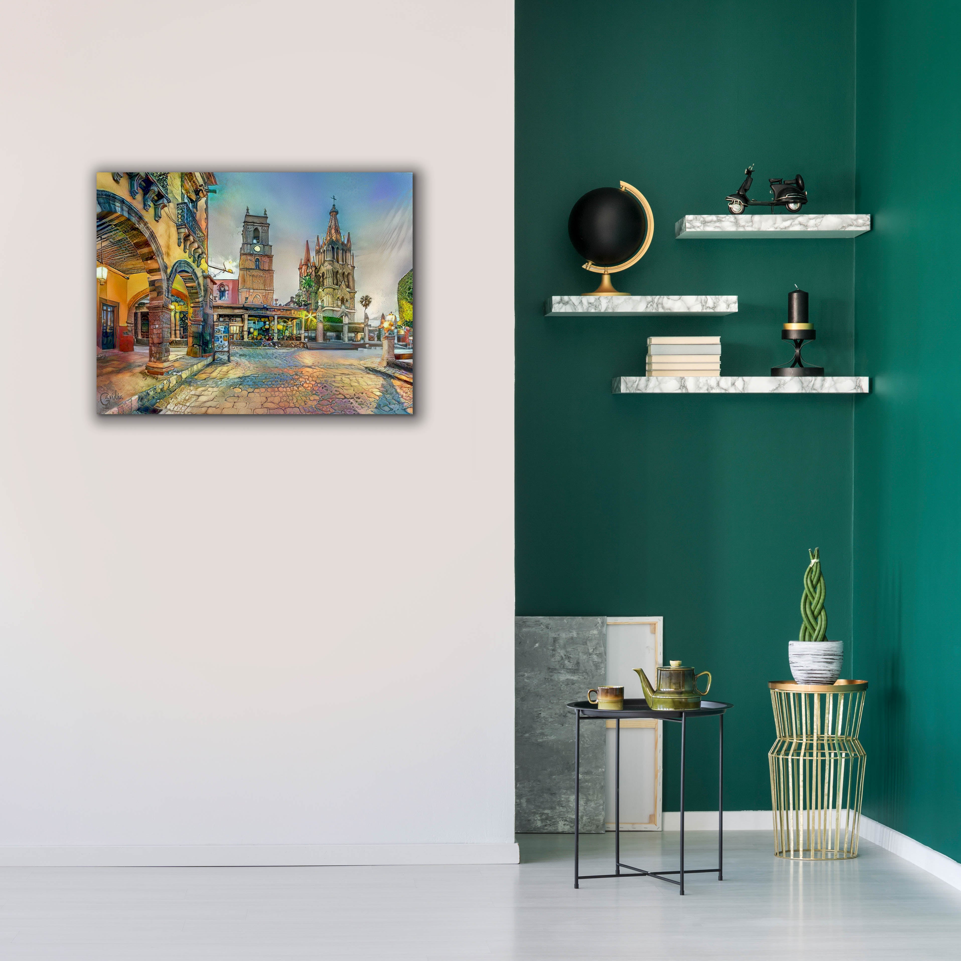 'Guanajuato Mexico San Miguel de Allende' by Pedro Gavidia, Canvas Wall Art,34 x 26