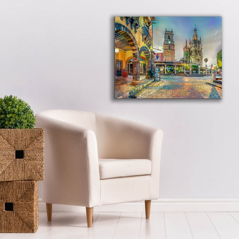 Image of 'Guanajuato Mexico San Miguel de Allende' by Pedro Gavidia, Canvas Wall Art,34 x 26