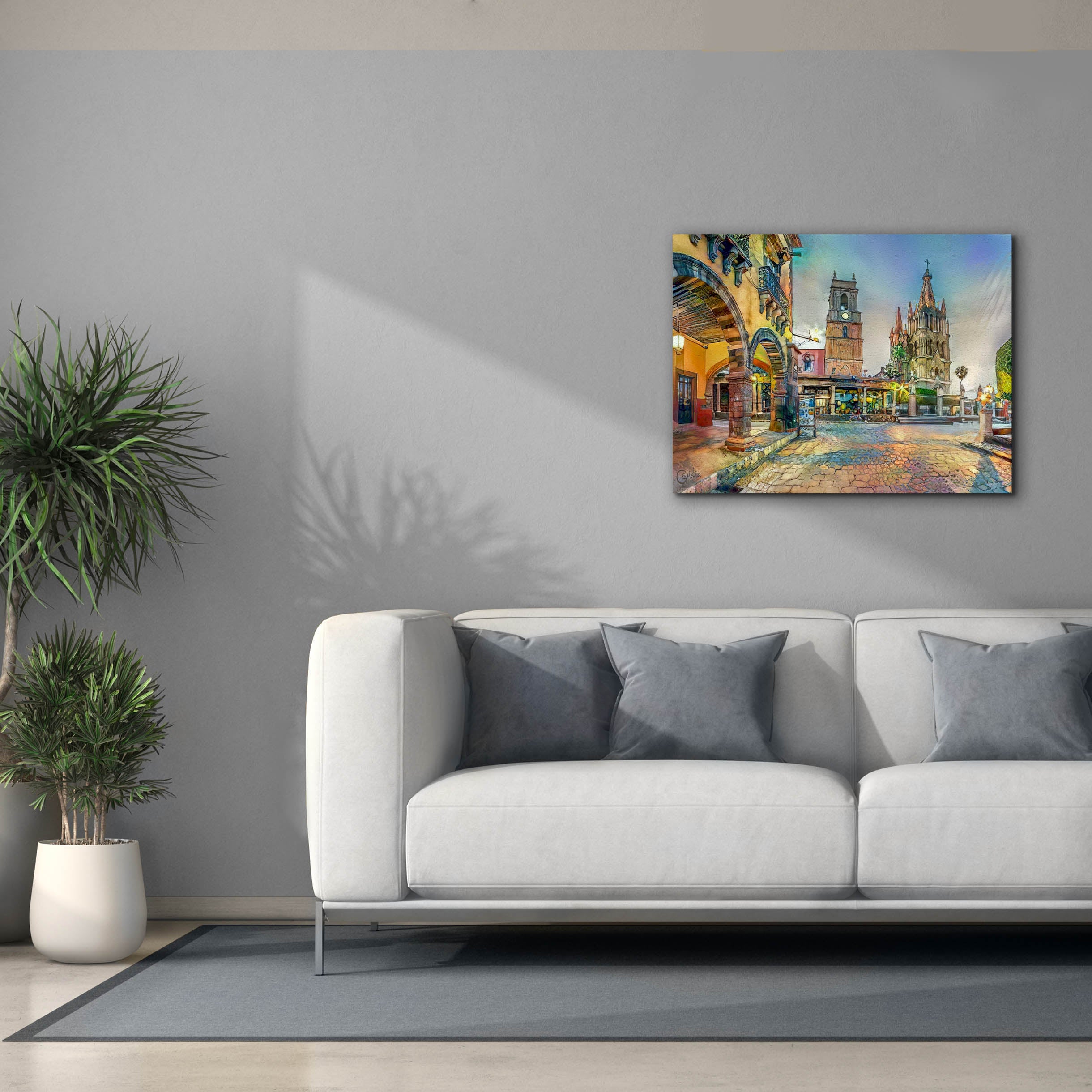 'Guanajuato Mexico San Miguel de Allende' by Pedro Gavidia, Canvas Wall Art,34 x 26