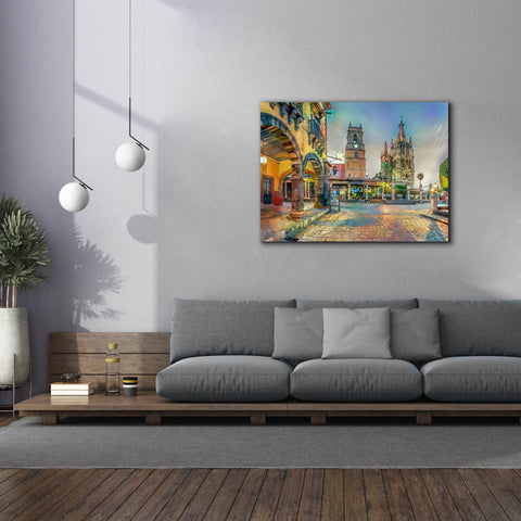 Image of 'Guanajuato Mexico San Miguel de Allende' by Pedro Gavidia, Canvas Wall Art,54 x 40