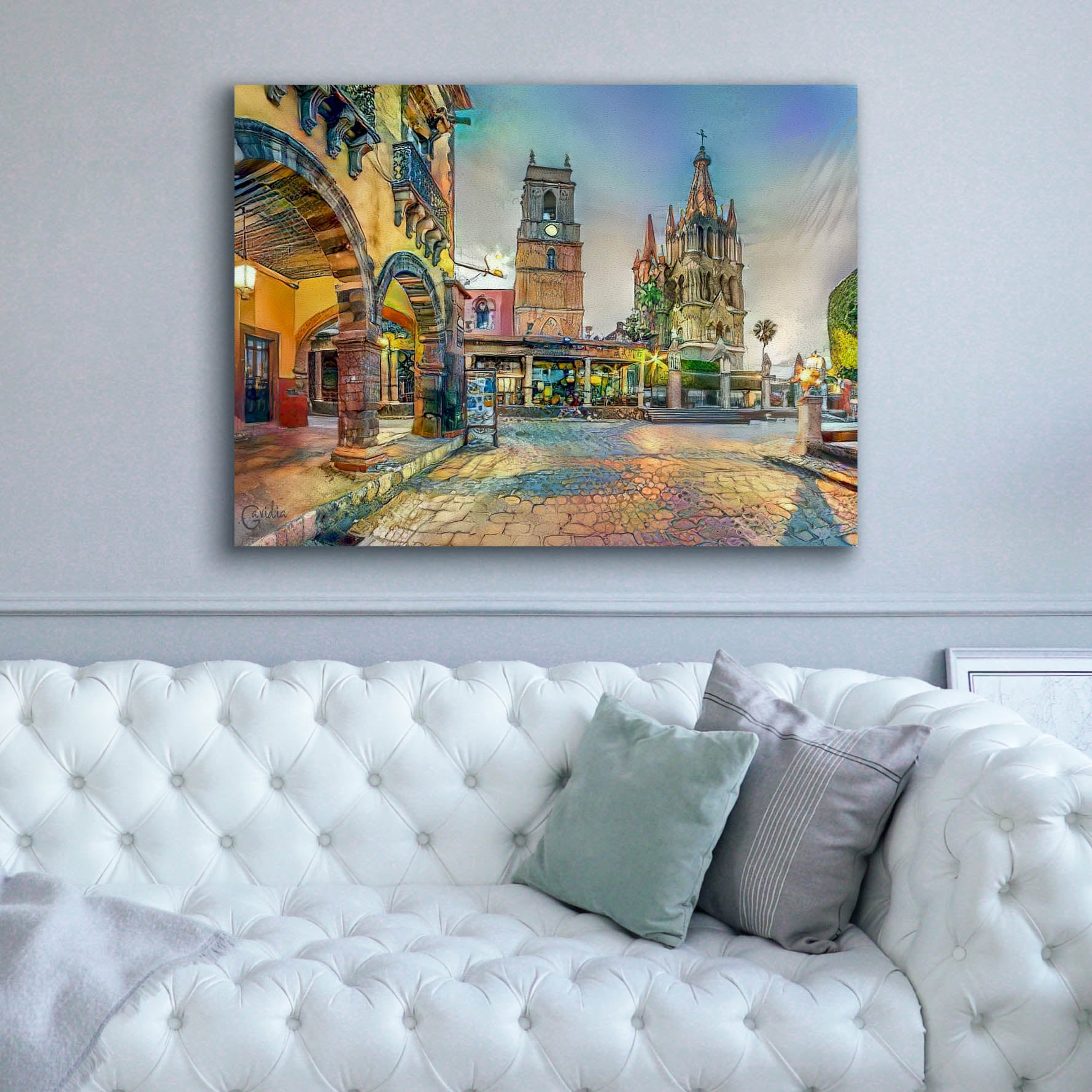 'Guanajuato Mexico San Miguel de Allende' by Pedro Gavidia, Canvas Wall Art,54 x 40