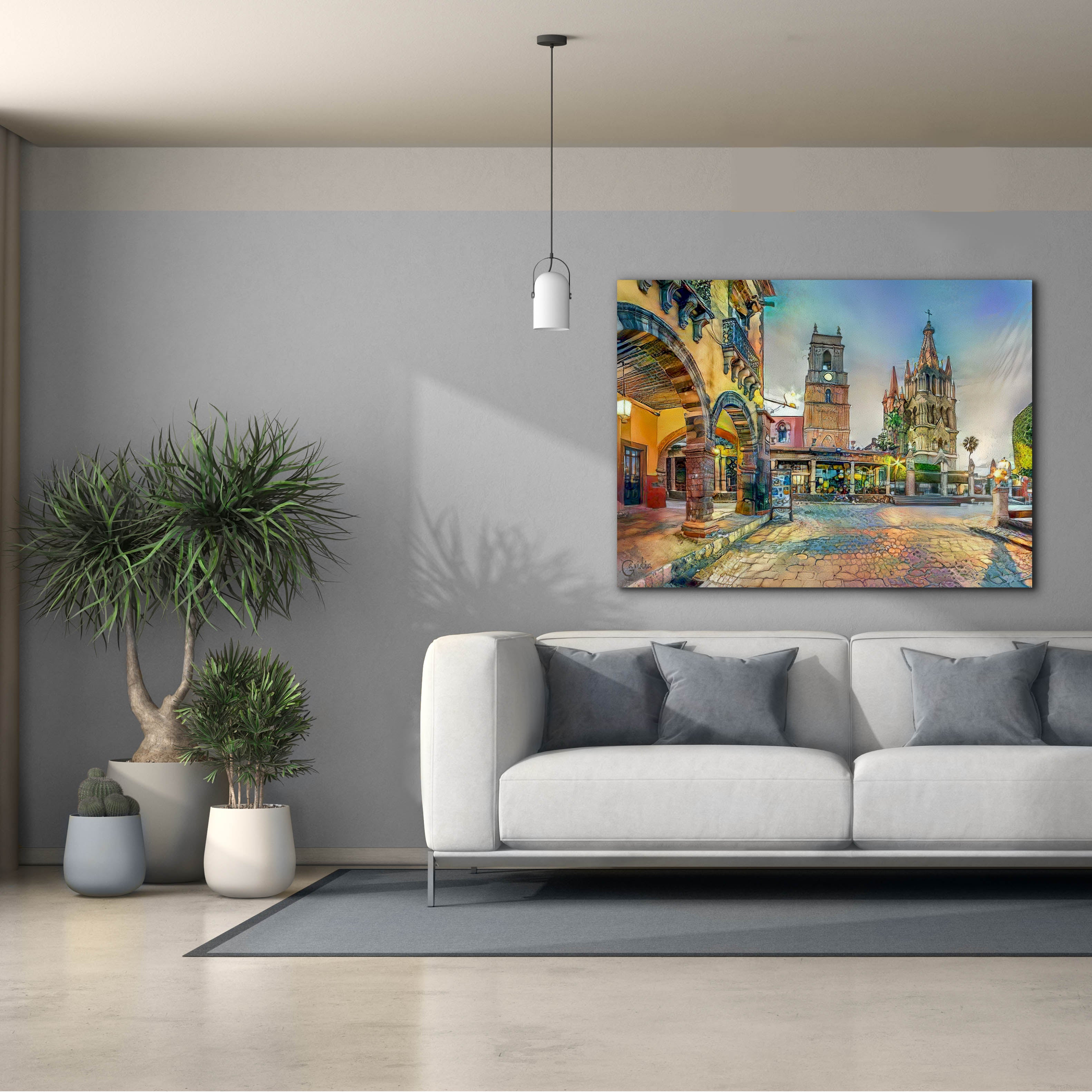 'Guanajuato Mexico San Miguel de Allende' by Pedro Gavidia, Canvas Wall Art,54 x 40