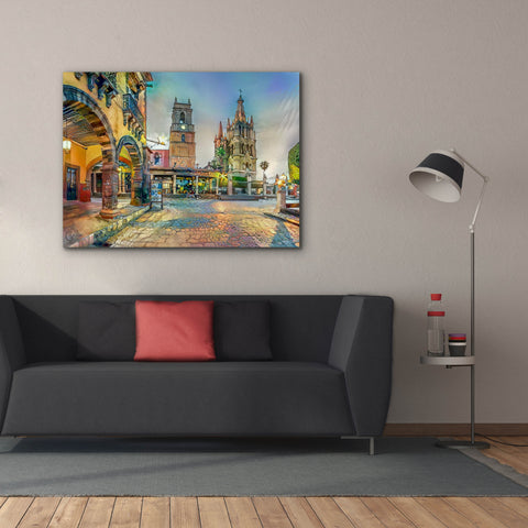 Image of 'Guanajuato Mexico San Miguel de Allende' by Pedro Gavidia, Canvas Wall Art,54 x 40