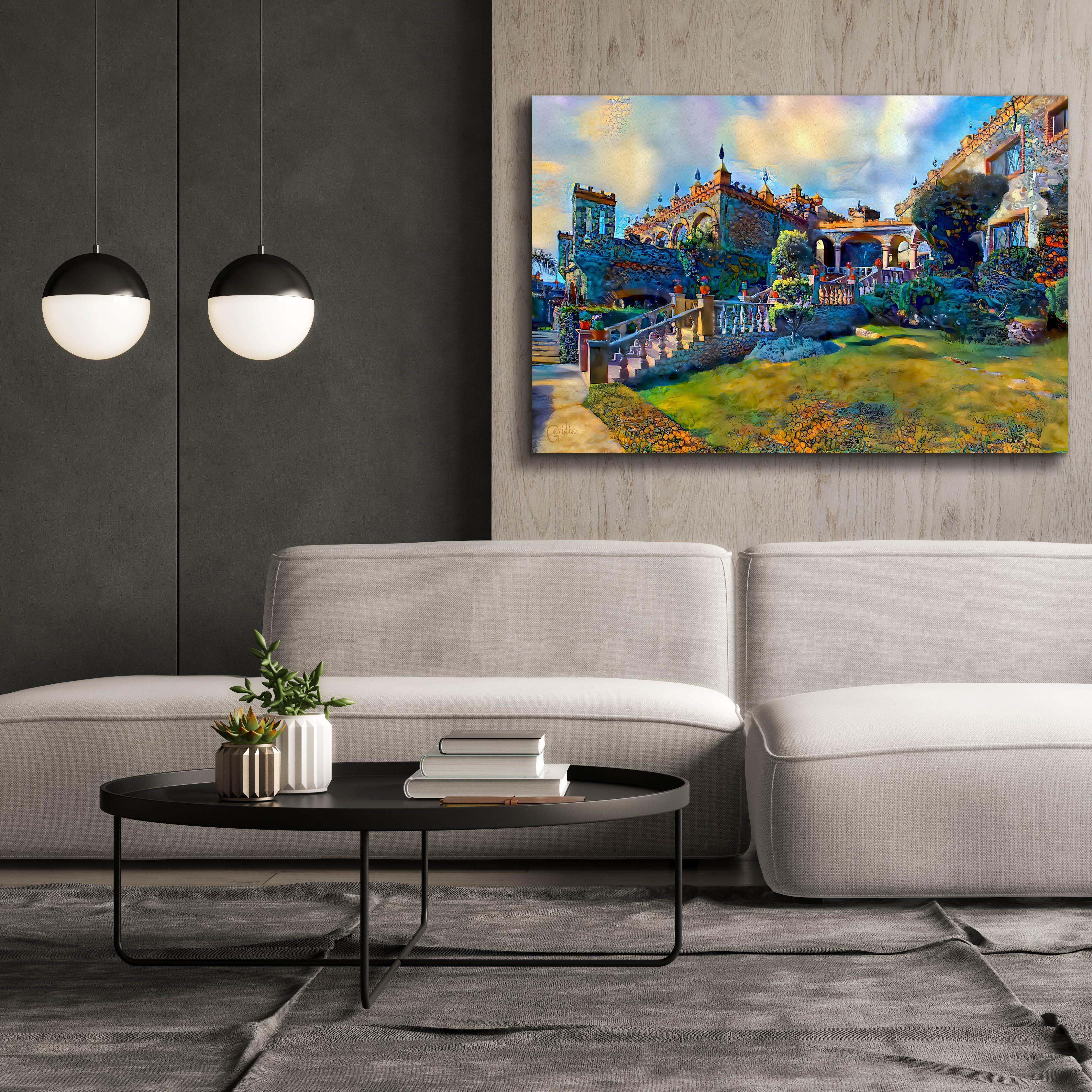 'Guanajuato Mexico Castillo de Santa Cecilia staircase' by Pedro Gavidia, Canvas Wall Art,60 x 40