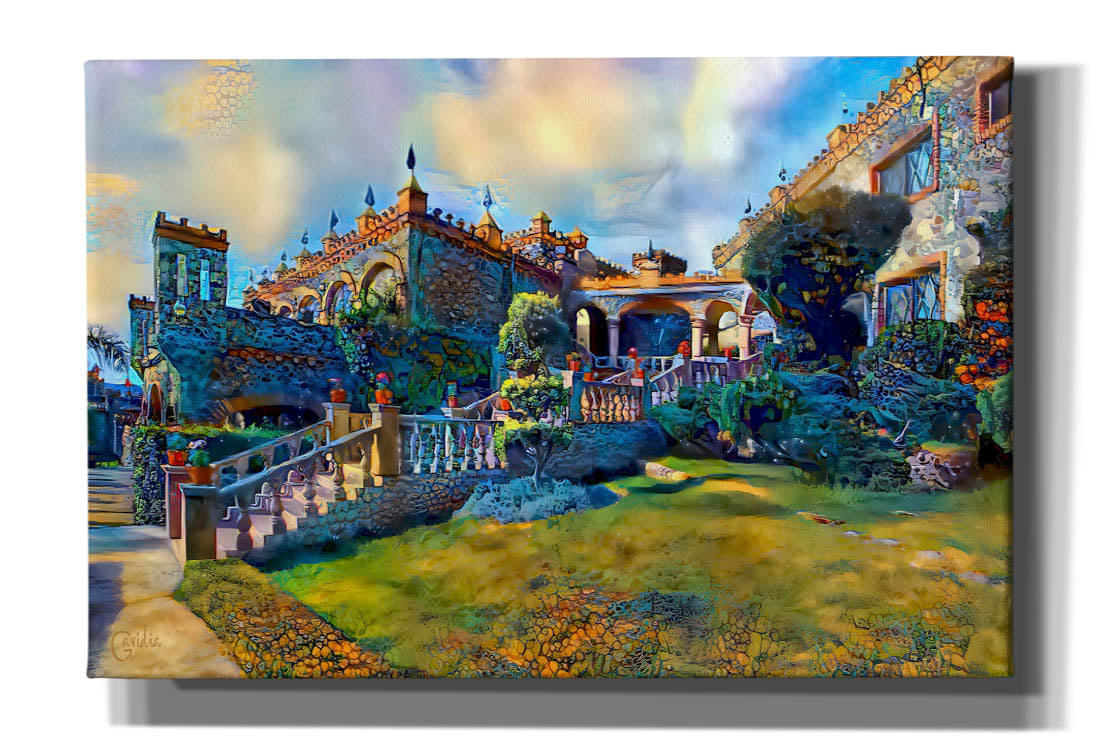 'Guanajuato Mexico Castillo de Santa Cecilia staircase' by Pedro Gavidia, Canvas Wall Art