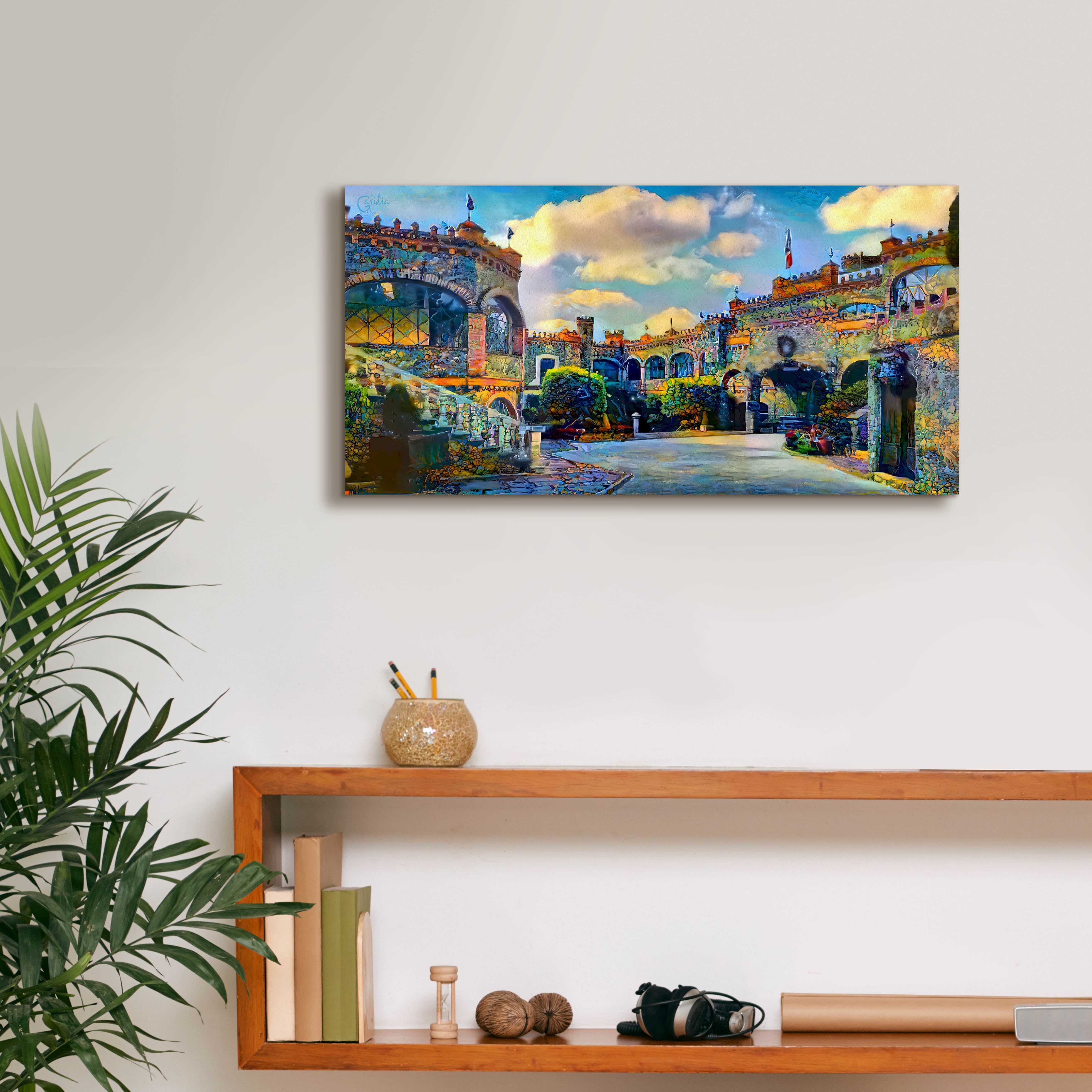 'Guanajuato Mexico Castillo de Santa Cecilia interior' by Pedro Gavidia, Canvas Wall Art,24 x 12