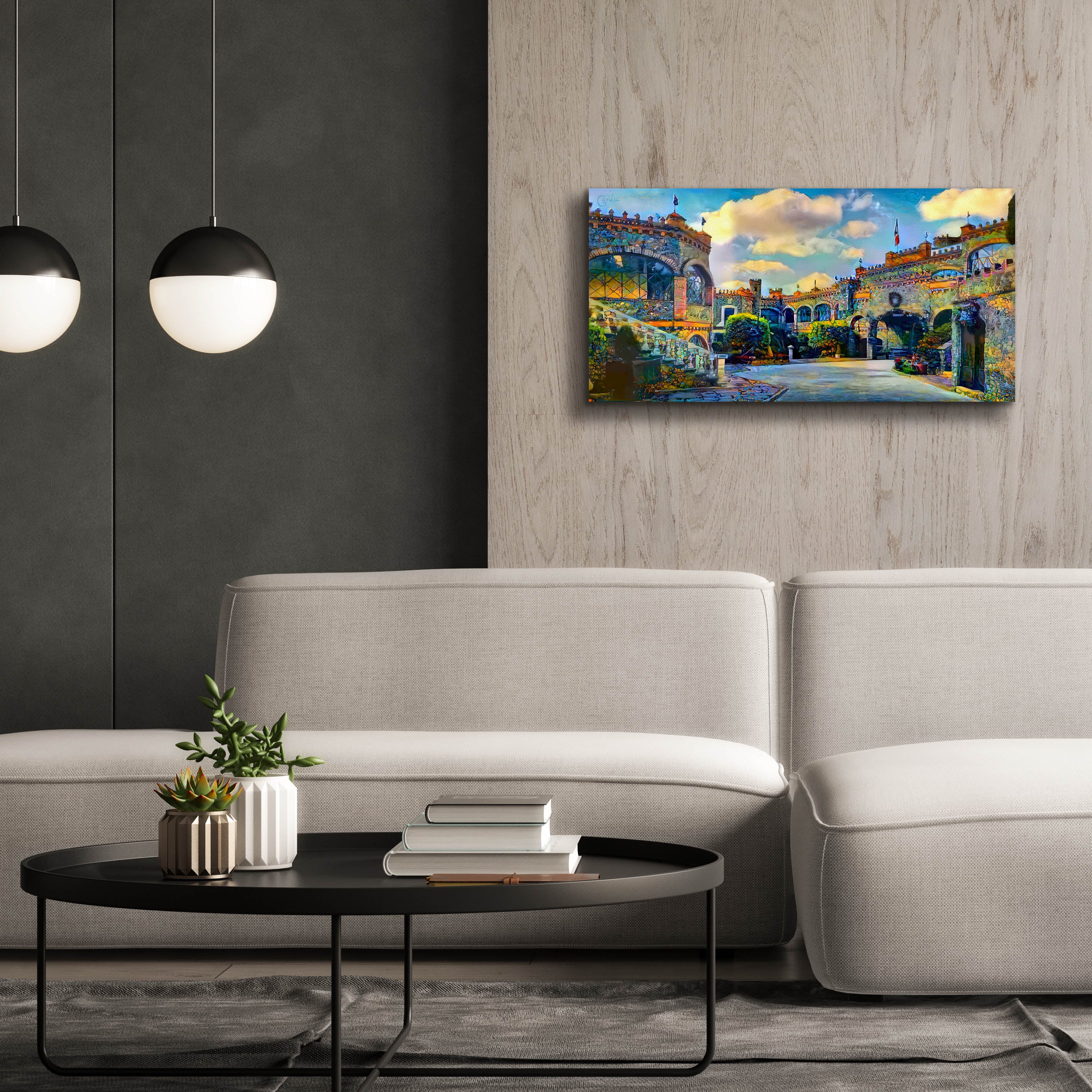 'Guanajuato Mexico Castillo de Santa Cecilia interior' by Pedro Gavidia, Canvas Wall Art,40 x 20