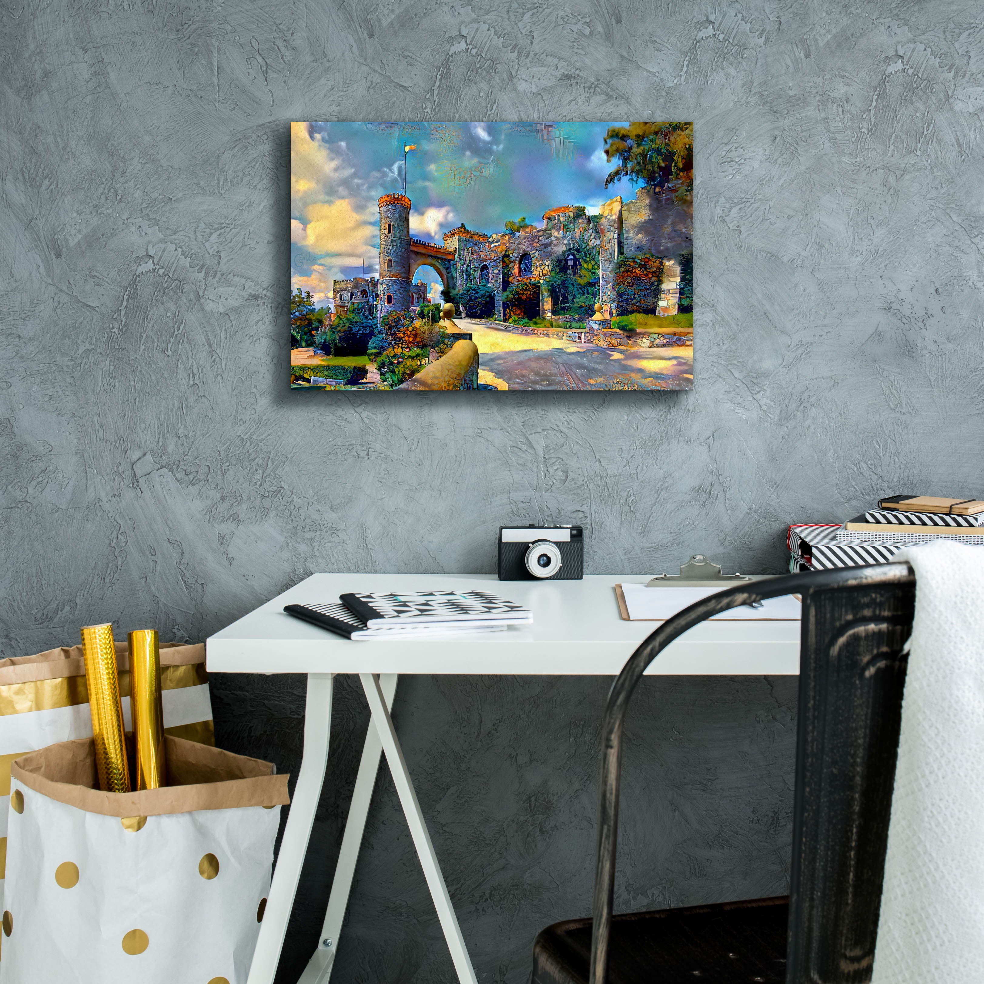 'Guanajuato Mexico Castillo de Santa Cecilia entrance' by Pedro Gavidia, Canvas Wall Art,18 x 12