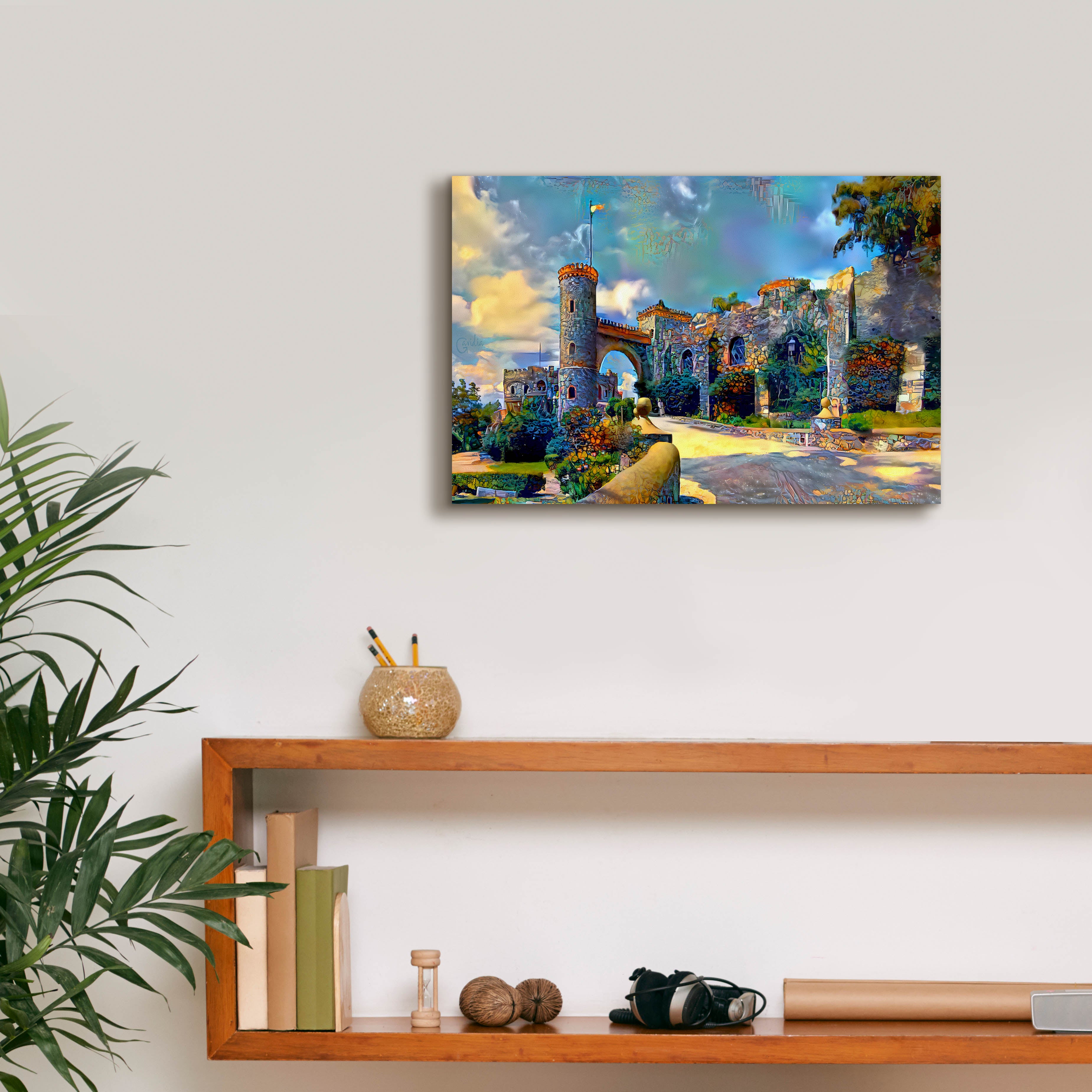 'Guanajuato Mexico Castillo de Santa Cecilia entrance' by Pedro Gavidia, Canvas Wall Art,18 x 12