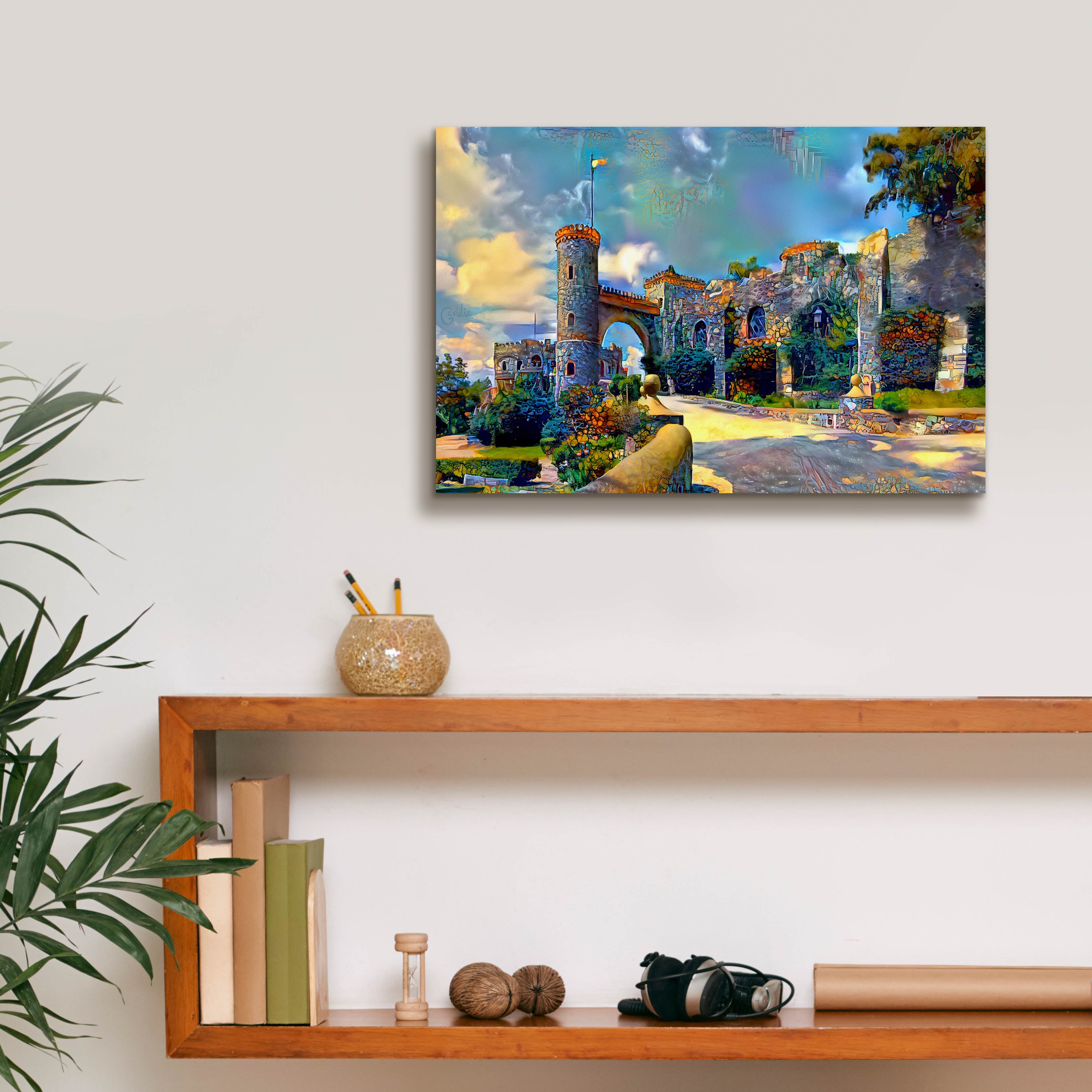 'Guanajuato Mexico Castillo de Santa Cecilia entrance' by Pedro Gavidia, Canvas Wall Art,18 x 12