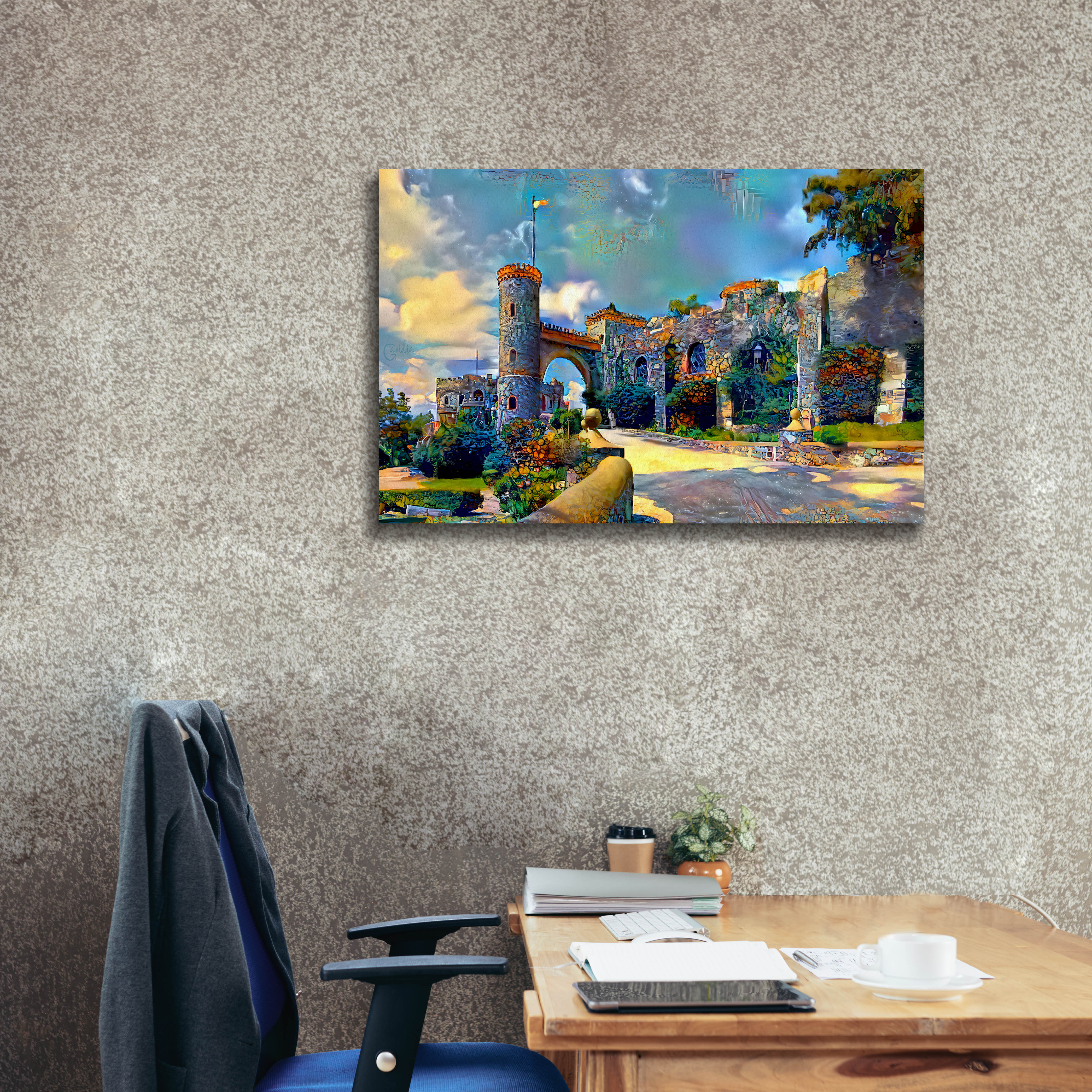 'Guanajuato Mexico Castillo de Santa Cecilia entrance' by Pedro Gavidia, Canvas Wall Art,40 x 26