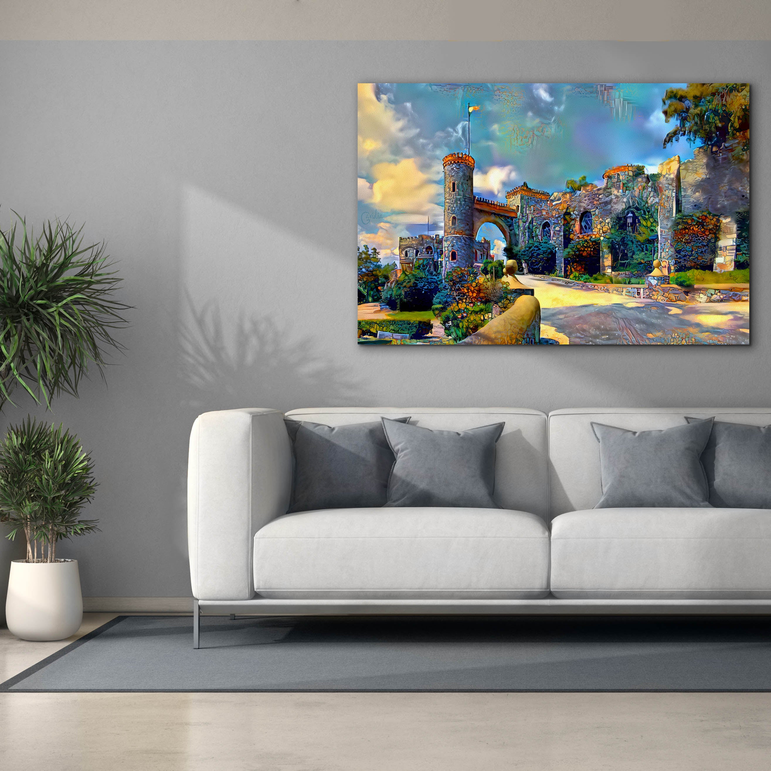 'Guanajuato Mexico Castillo de Santa Cecilia entrance' by Pedro Gavidia, Canvas Wall Art,60 x 40