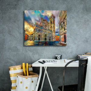 'Florence Italy Cathedral of Saint Mary of the Flower 2' by Pedro Gavidia, Canvas Wall Art,24 x 20