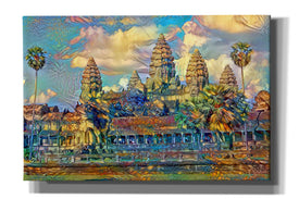 'Cambodia Angkor Wat' by Pedro Gavidia, Canvas Wall Art