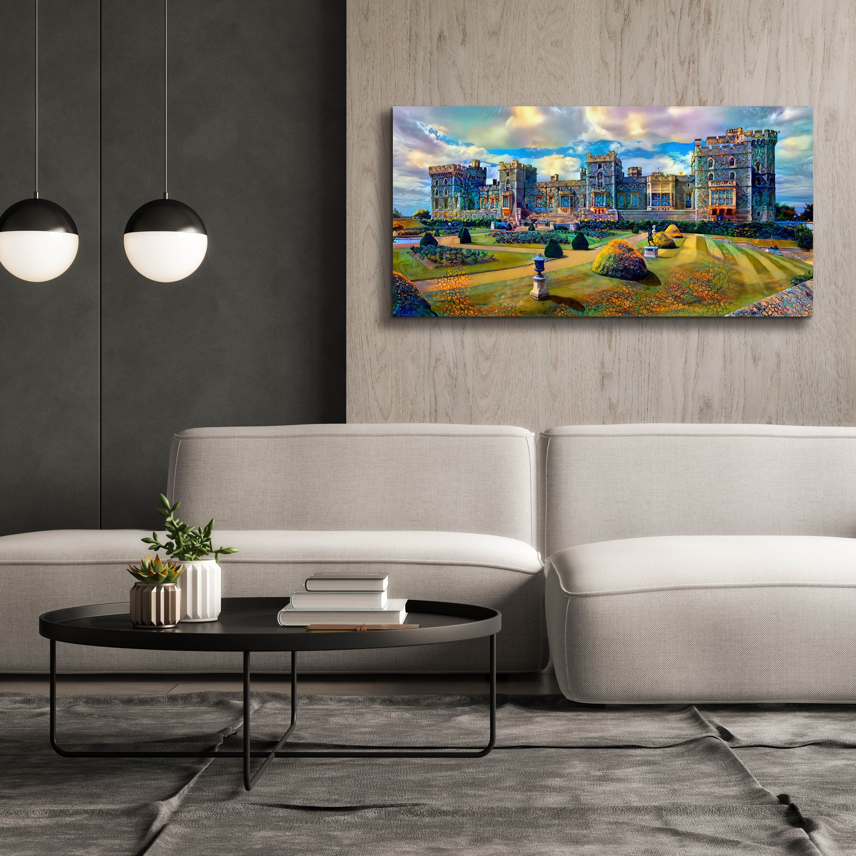 'Berkshire England Windsor Castle' by Pedro Gavidia, Canvas Wall Art,60 x 30