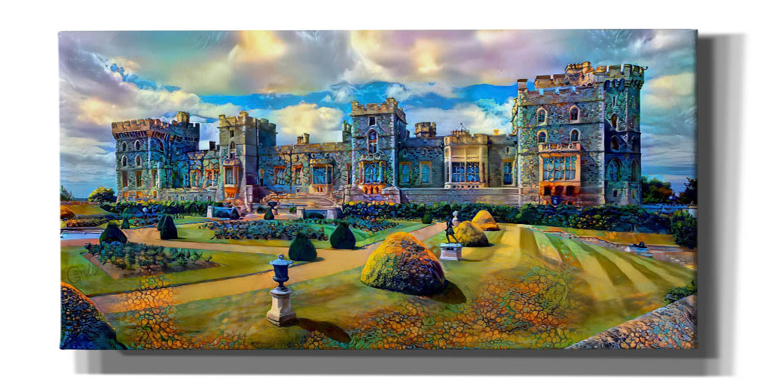 'Berkshire England Windsor Castle' by Pedro Gavidia, Canvas Wall Art