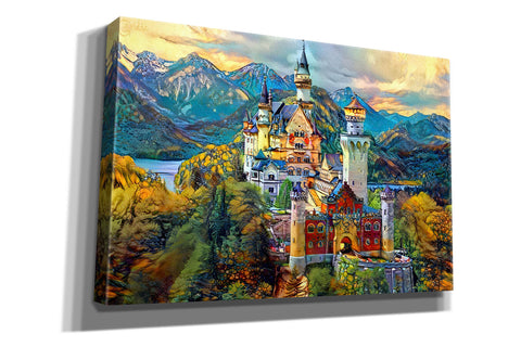 Image of 'Baviera Fussen Germany Neuschwanstein castle' by Pedro Gavidia, Canvas Wall Art