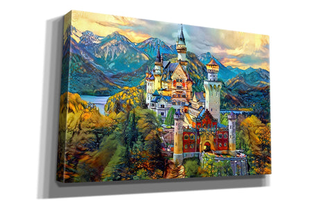 'Baviera Fussen Germany Neuschwanstein castle' by Pedro Gavidia, Canvas Wall Art