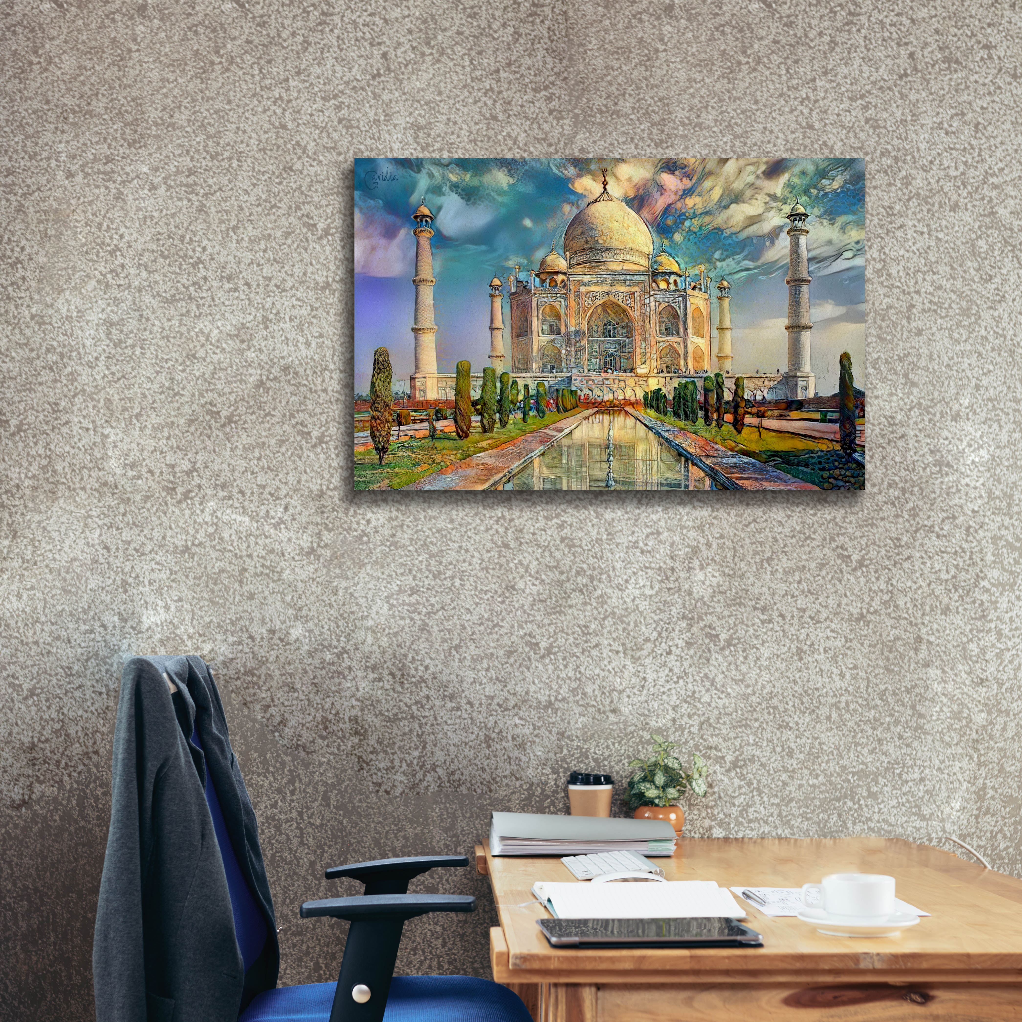 'Agra Uttar Pradesh India Taj Mahal' by Pedro Gavidia, Canvas Wall Art,40 x 26