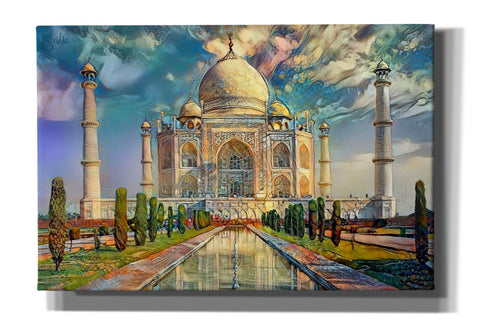 Image of 'Agra Uttar Pradesh India Taj Mahal' by Pedro Gavidia, Canvas Wall Art