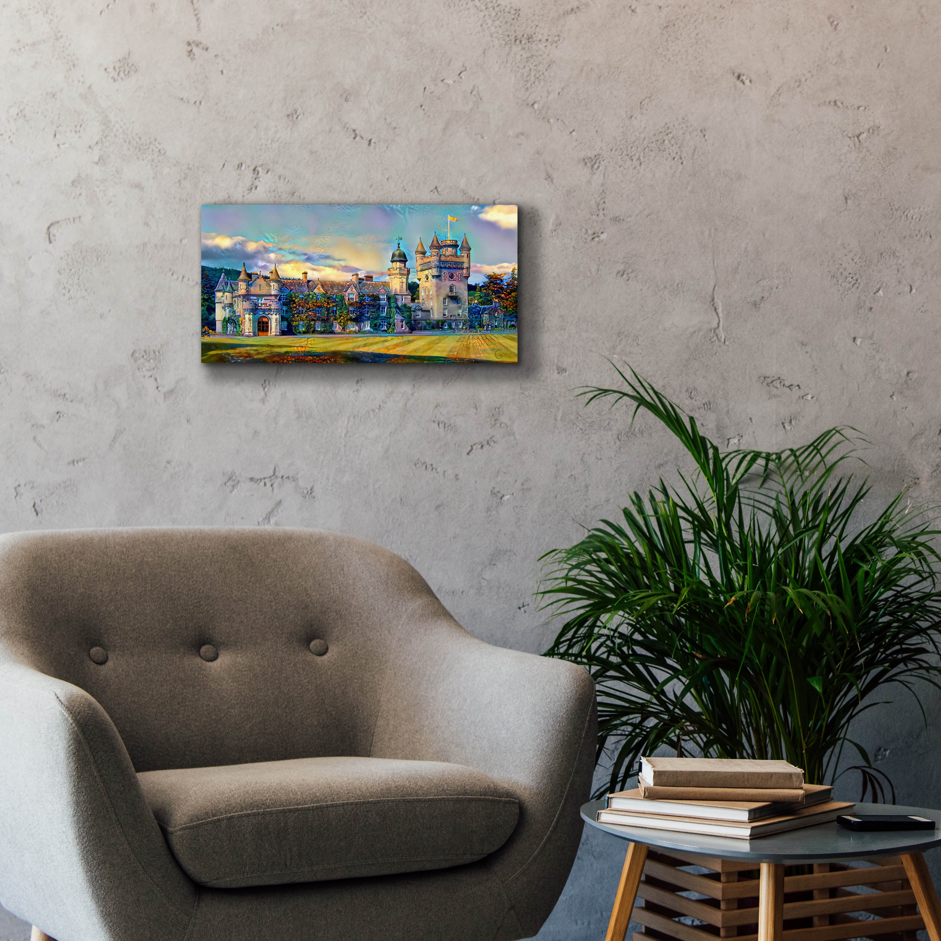 'Aberdeenshire Scotland Balmoral Castle' by Pedro Gavidia, Canvas Wall Art,24 x 12