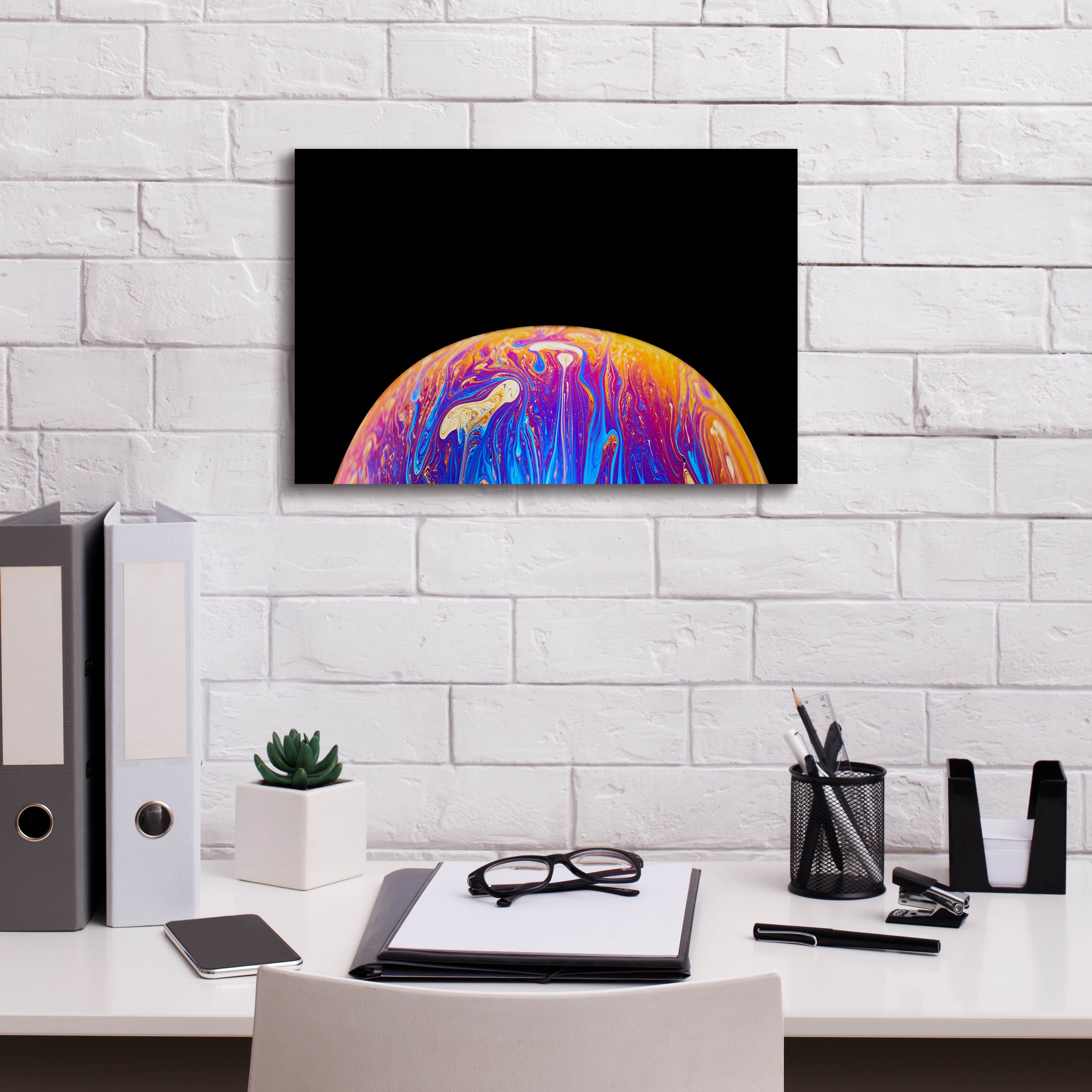 'World Of Color' by Epic Portfolio, Canvas Wall Art,18 x 12
