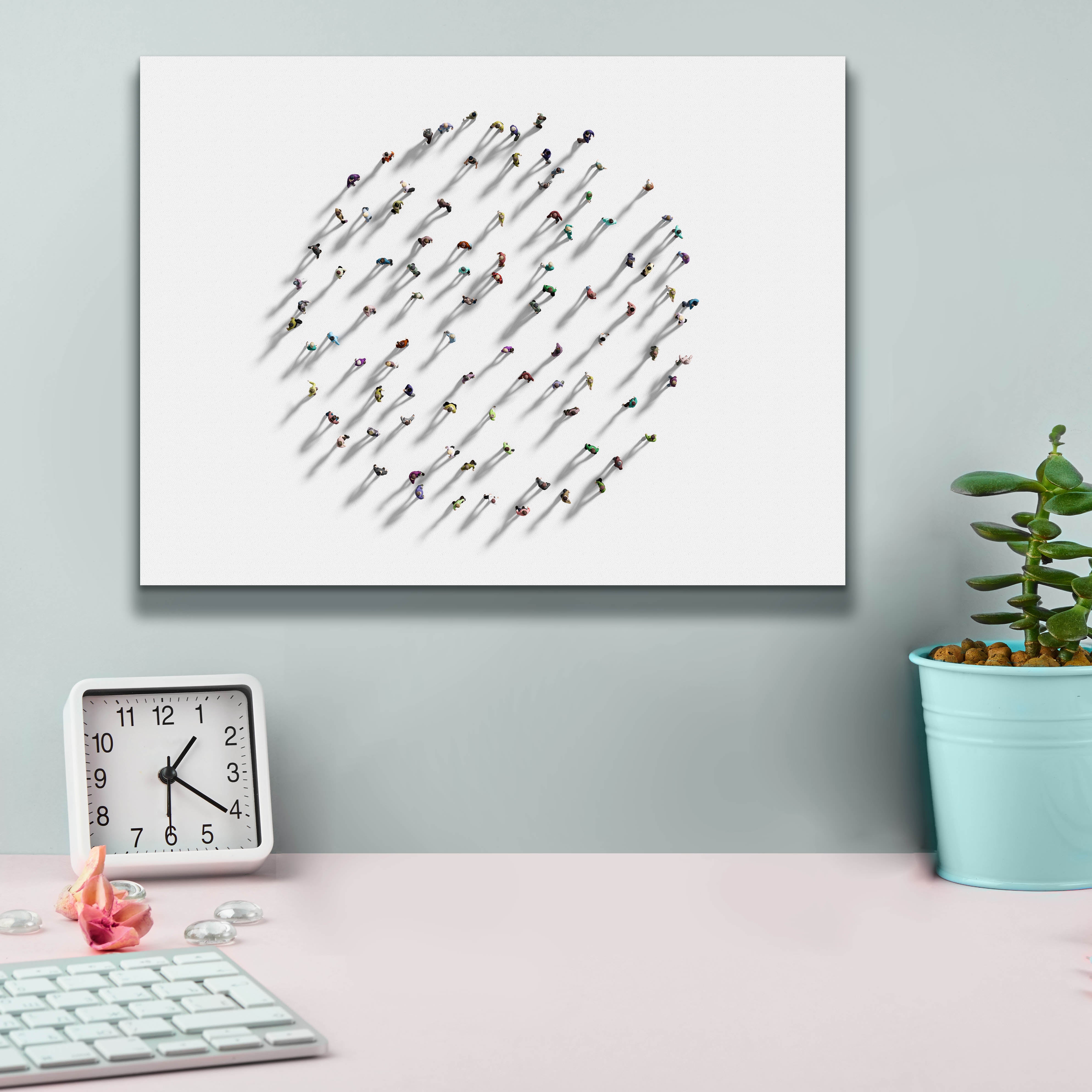 'Walking In Circles' by Epic Portfolio, Canvas Wall Art,16 x 12