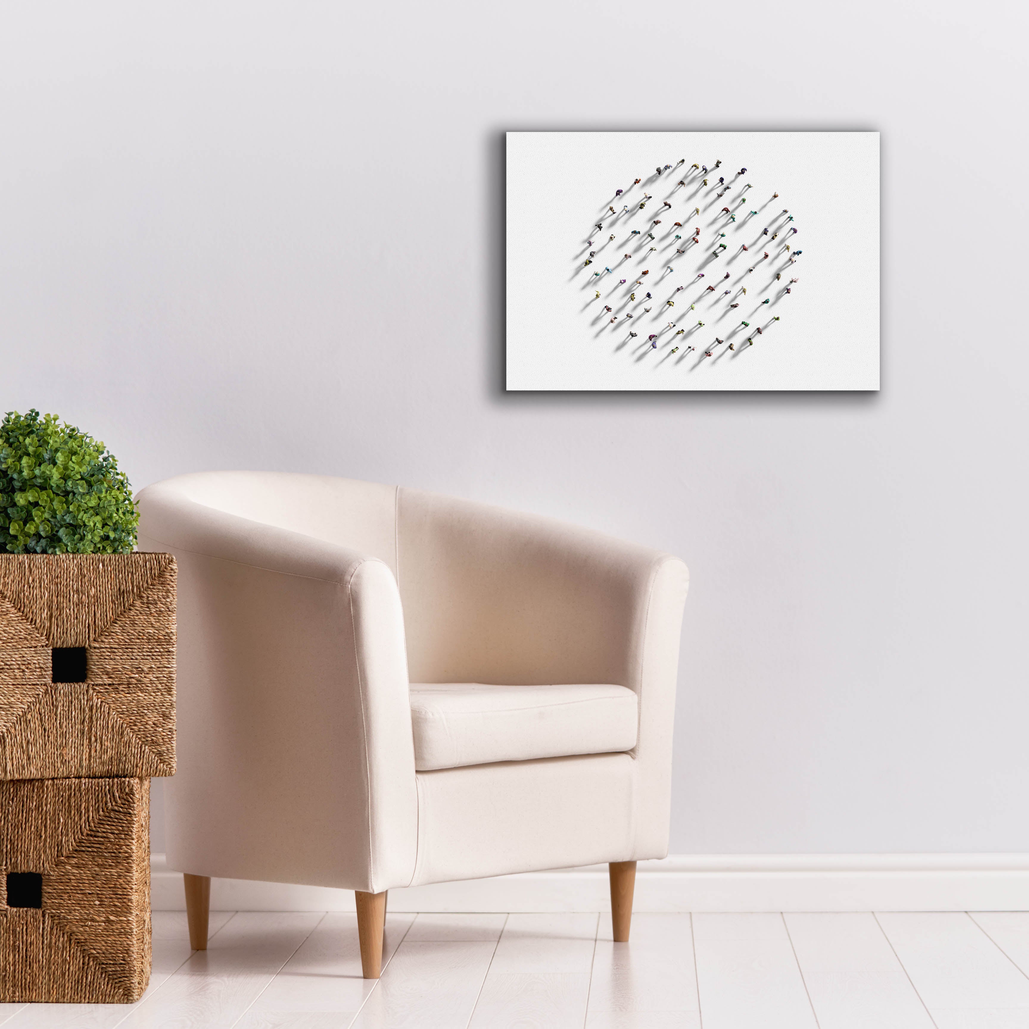 'Walking In Circles' by Epic Portfolio, Canvas Wall Art,26 x 18