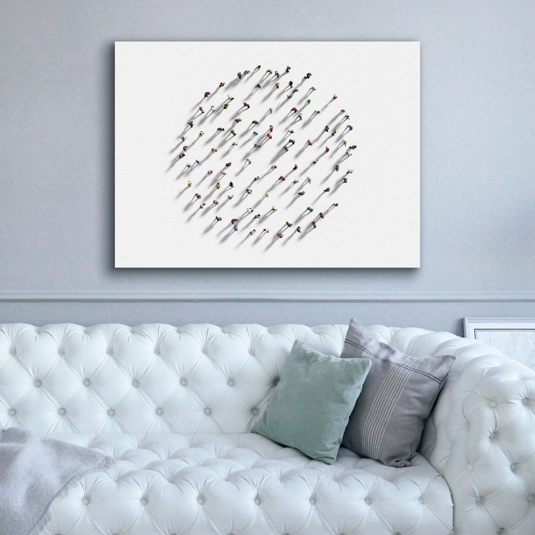 'Walking In Circles' by Epic Portfolio, Canvas Wall Art,54 x 40