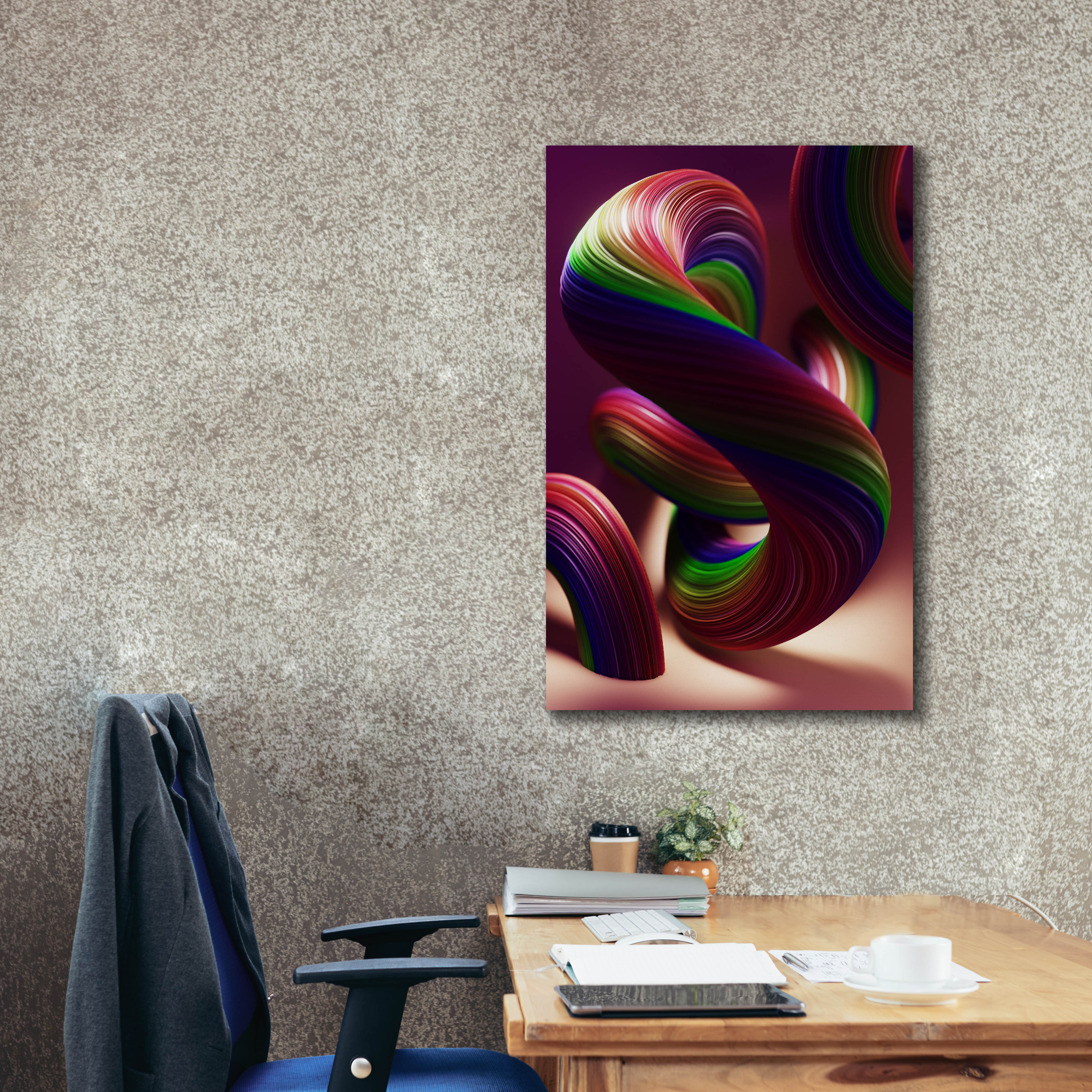 'Twisty Candyland' by Epic Portfolio, Canvas Wall Art,26 x 40