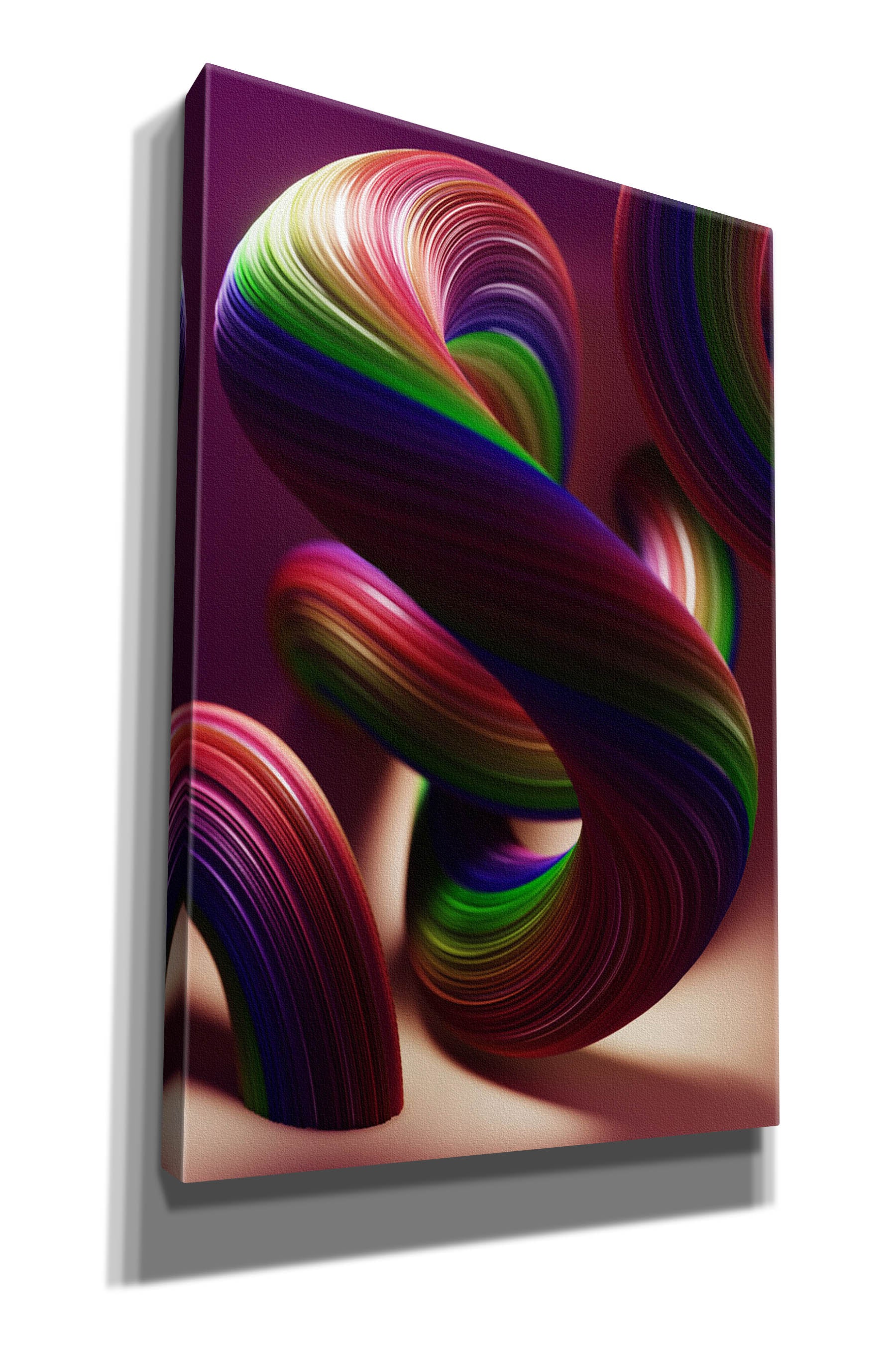 'Twisty Candyland' by Epic Portfolio, Canvas Wall Art